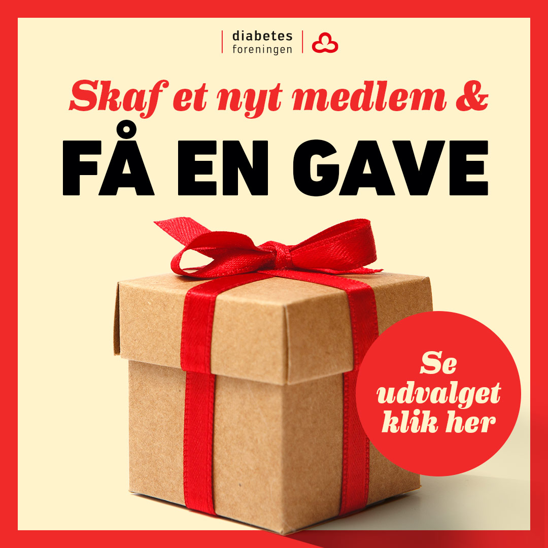 Diabetesforeningen Facebook ad: Skaf et nyt medlem - få en gave