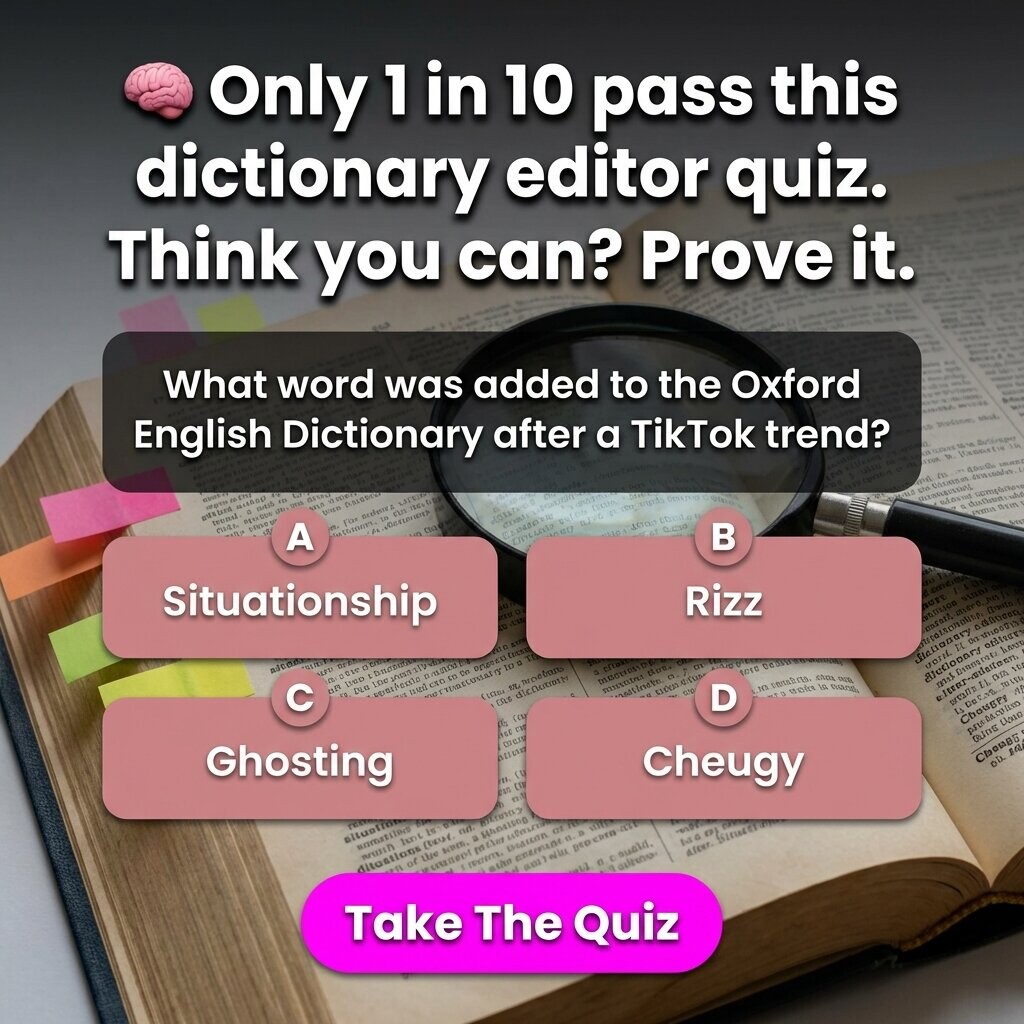 TVBee World Facebook ad: Are You Smarter Than a Dictionary Editor?