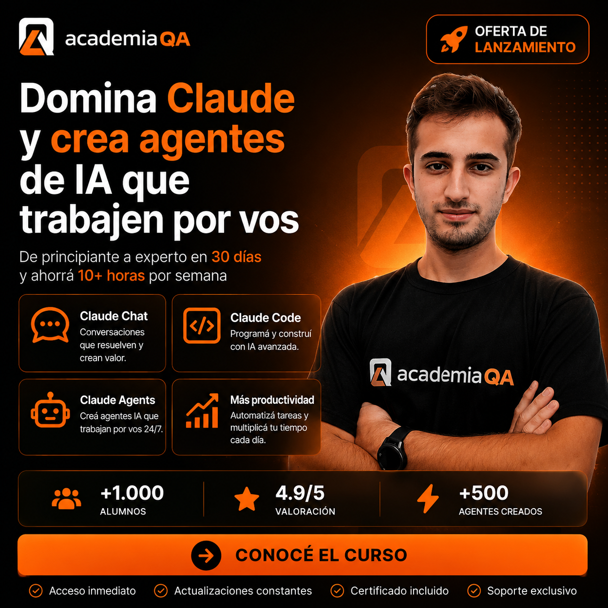 Academia QA - Líder en Capacitaciones Tech Facebook ad