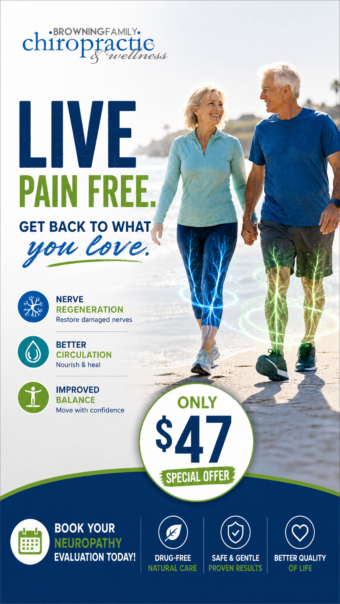 Browning Family Chiropractic & Wellness Facebook ad from Jul 27, 2026