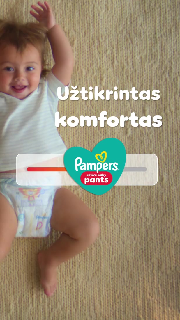 Pampers Baltics Facebook ad from Jul 30, 2026