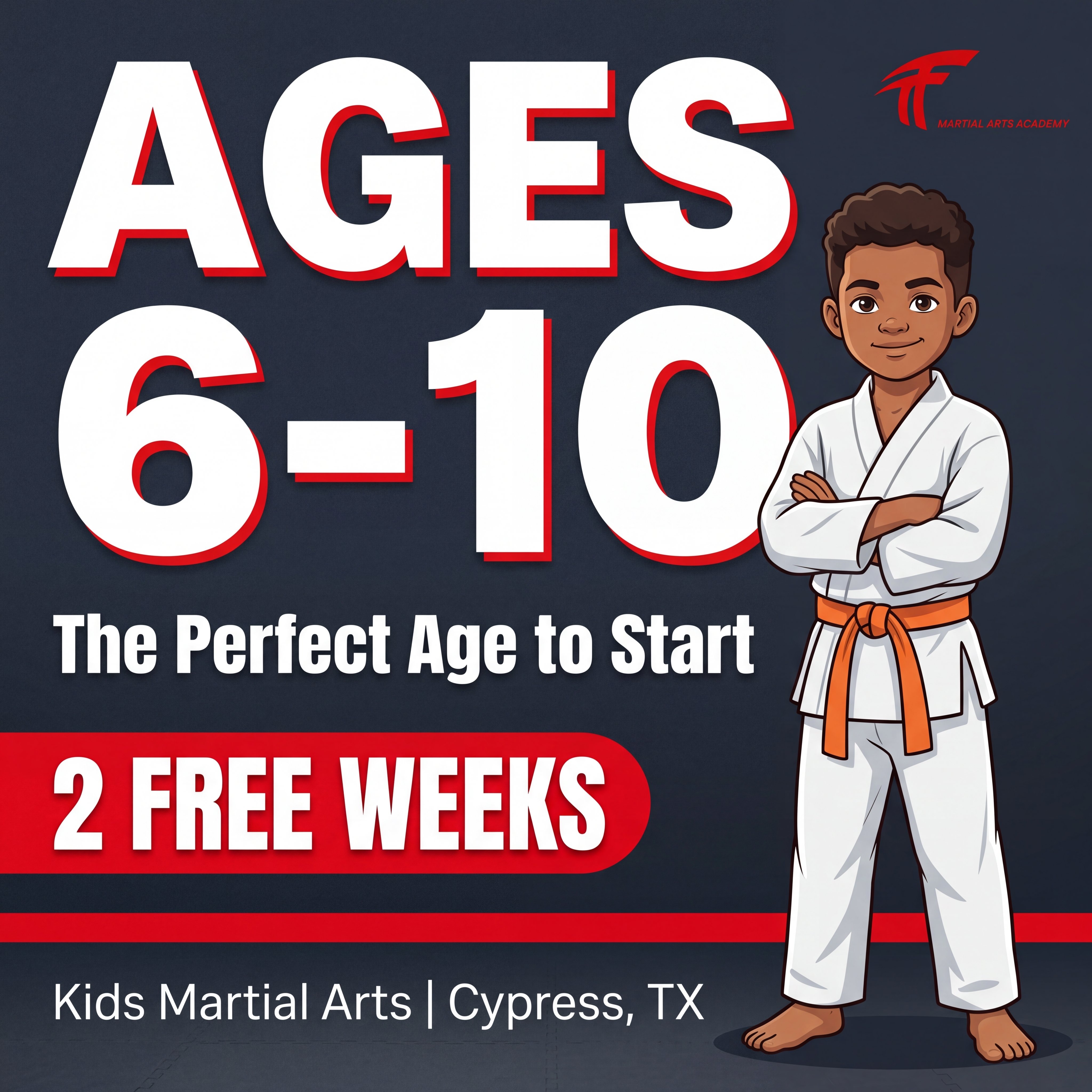 Team Tooke Martial Arts Academy - Cypress Facebook ad