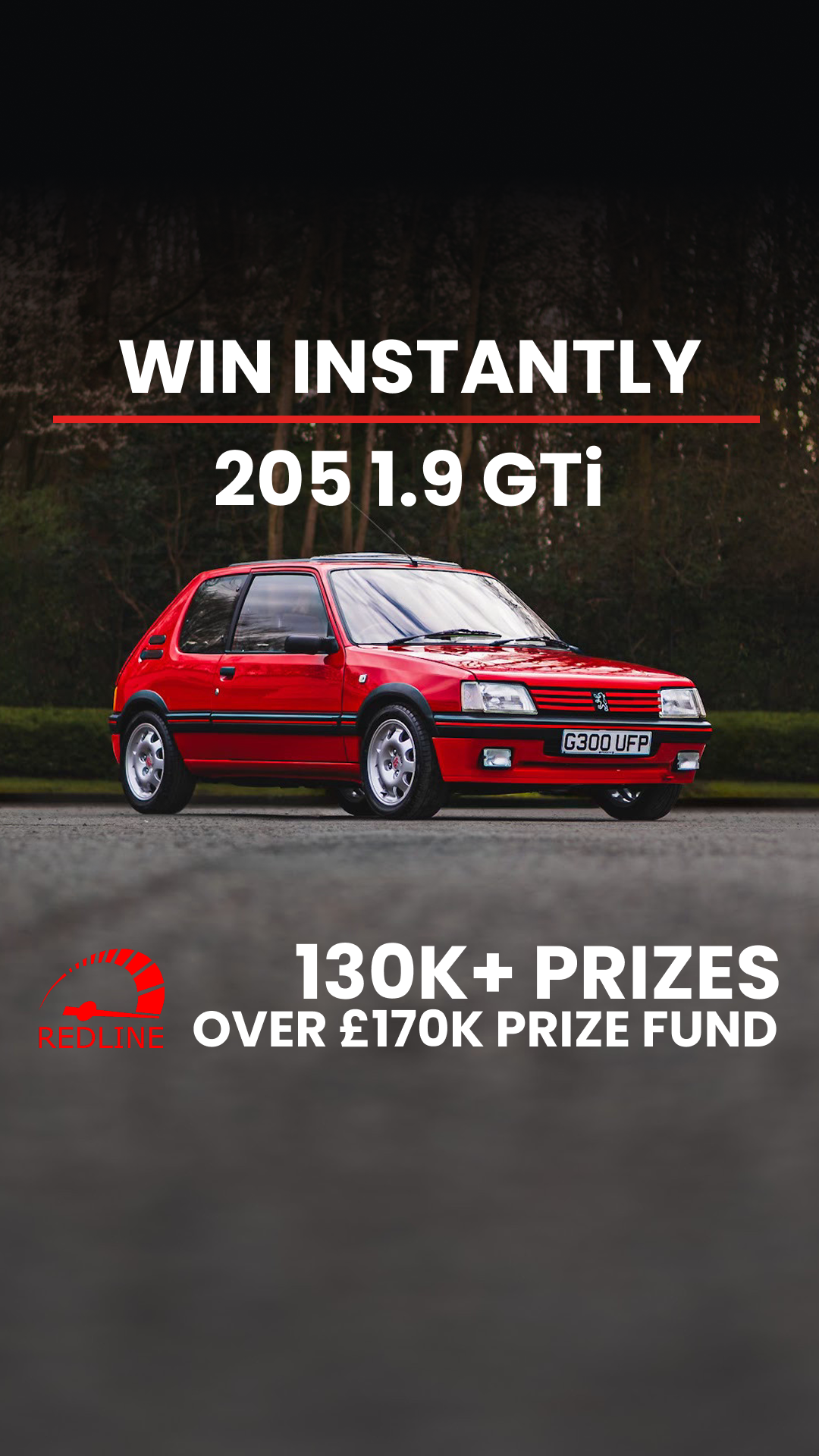Redline Competitions Facebook ad