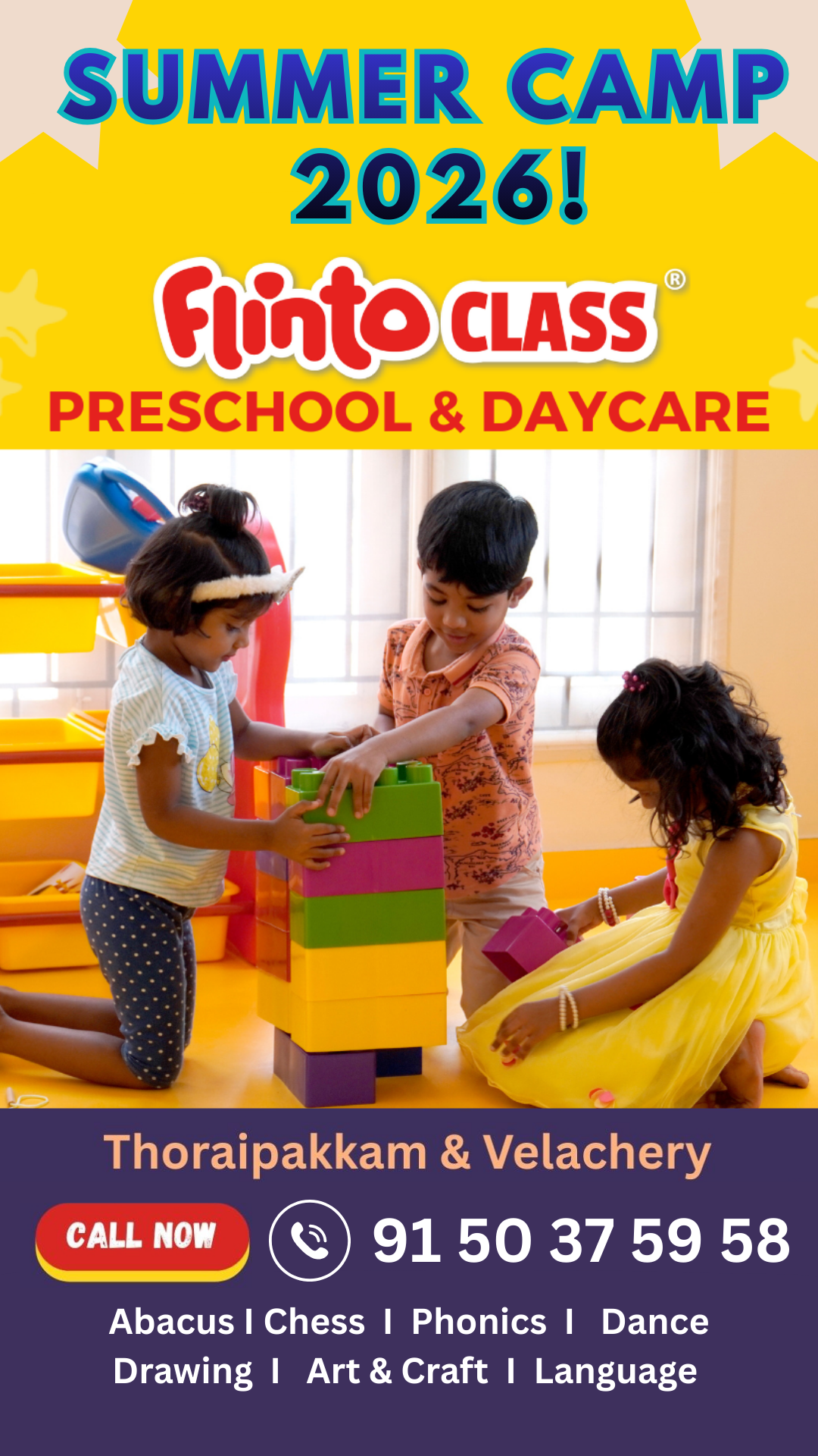 Flintoclass Playschools Facebook ad: Flintoclass - Best Summer Camp Near You
