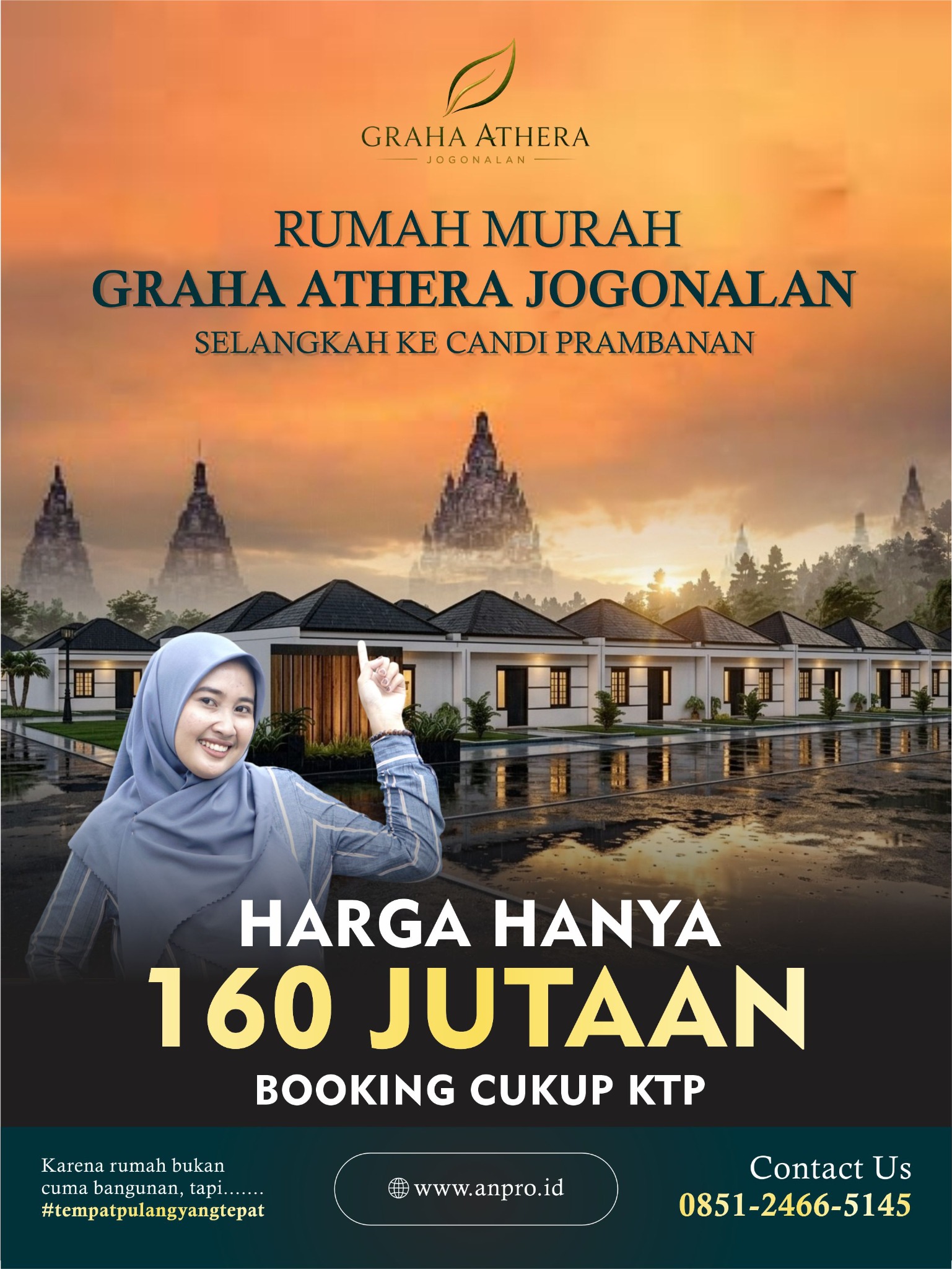 Anugerah Properti Klaten Facebook ad: RUMAH SUBSIDI DEKAT CANDI PRAMBANAN