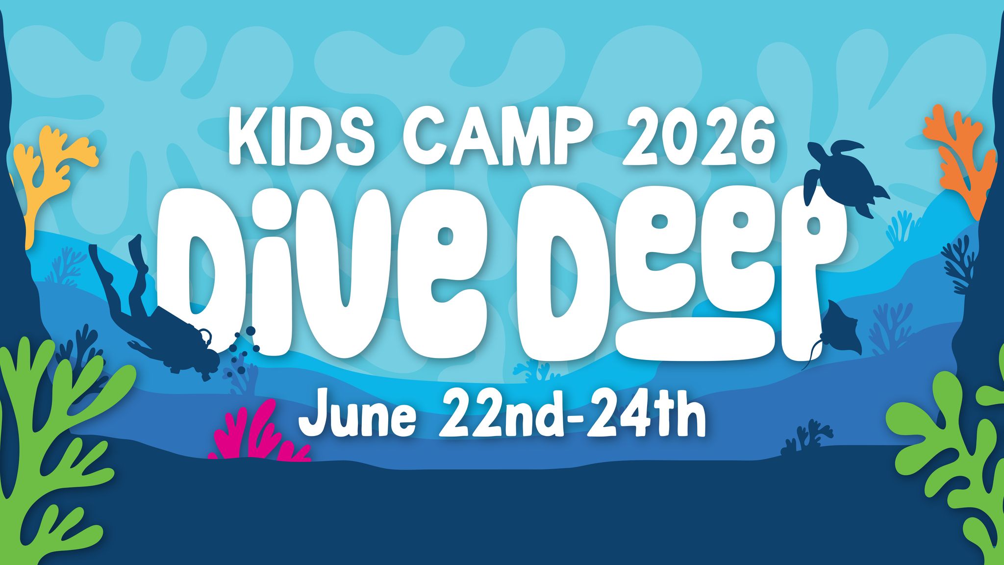 AGC - Azalea Garden Church Facebook ad: Azalea Kids Camp - Dive Deep