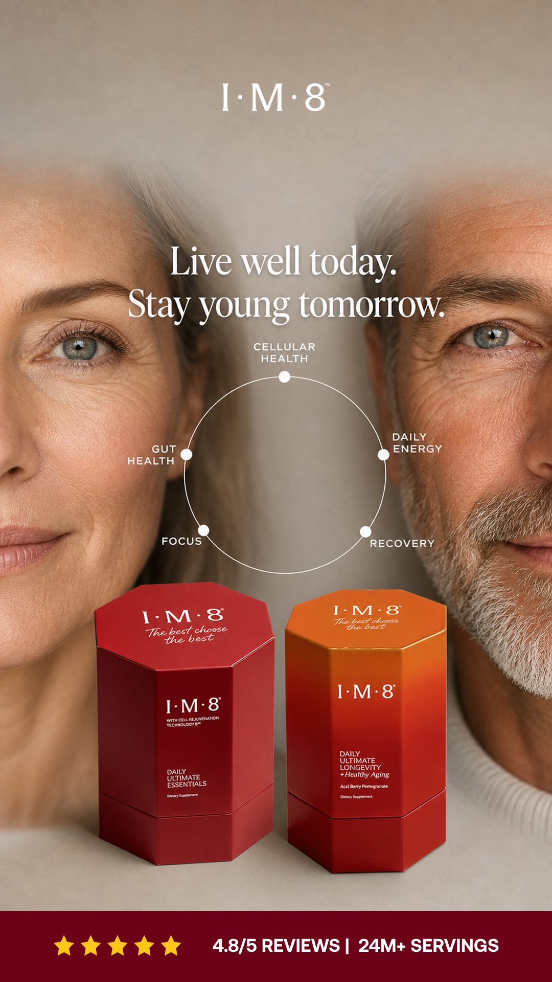 IM8 Health Facebook ad