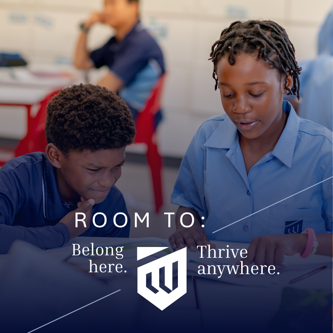 Waterford International Facebook ad: Room to belong here. Room to thrive anywhere