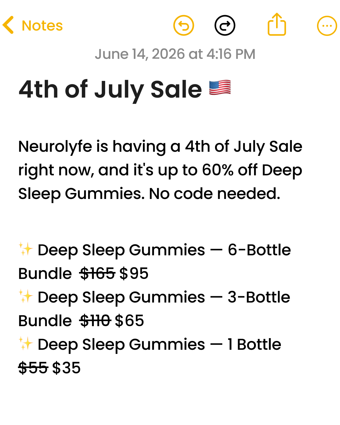 Neurolyfe Facebook ad