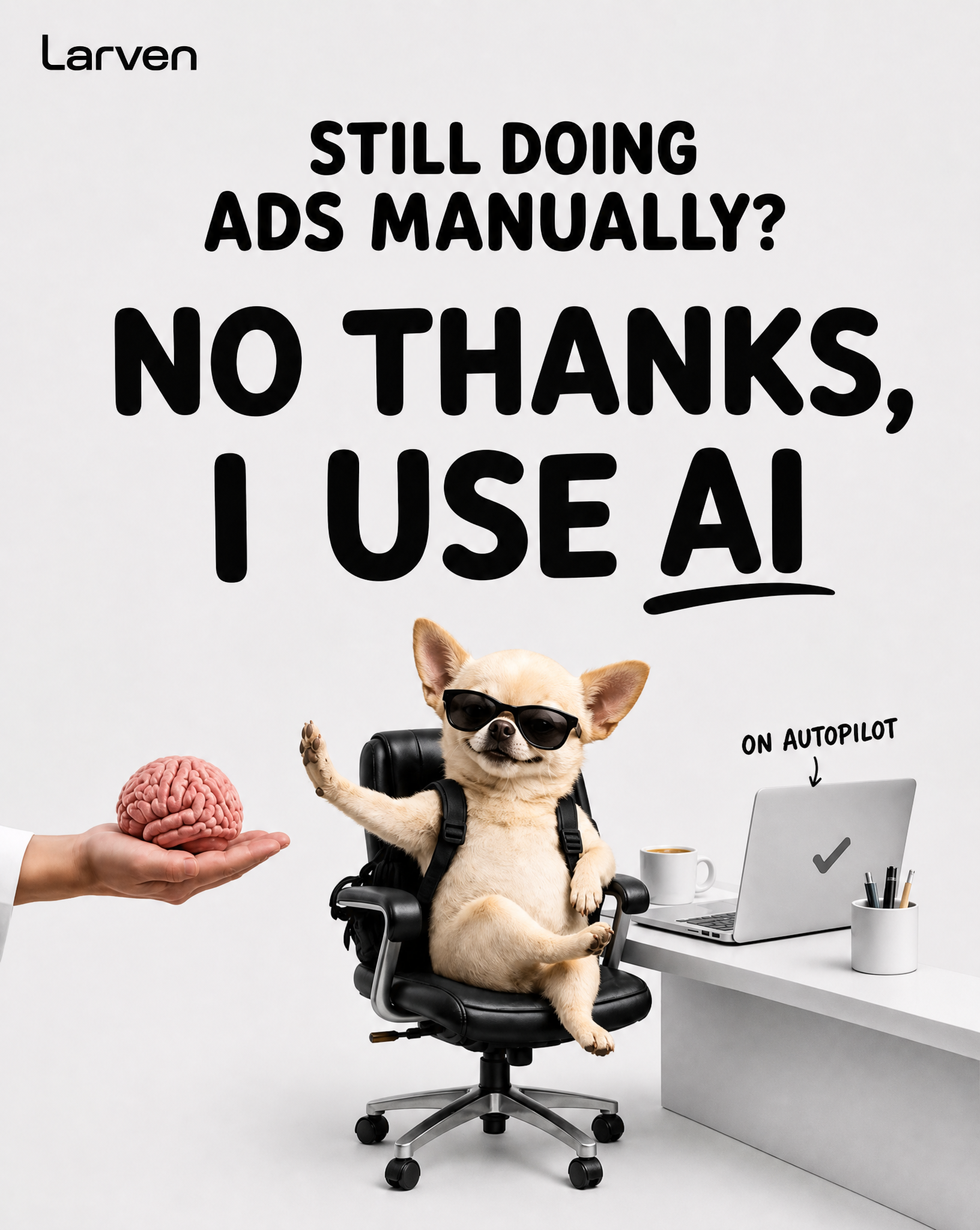 Larven AI Facebook ad