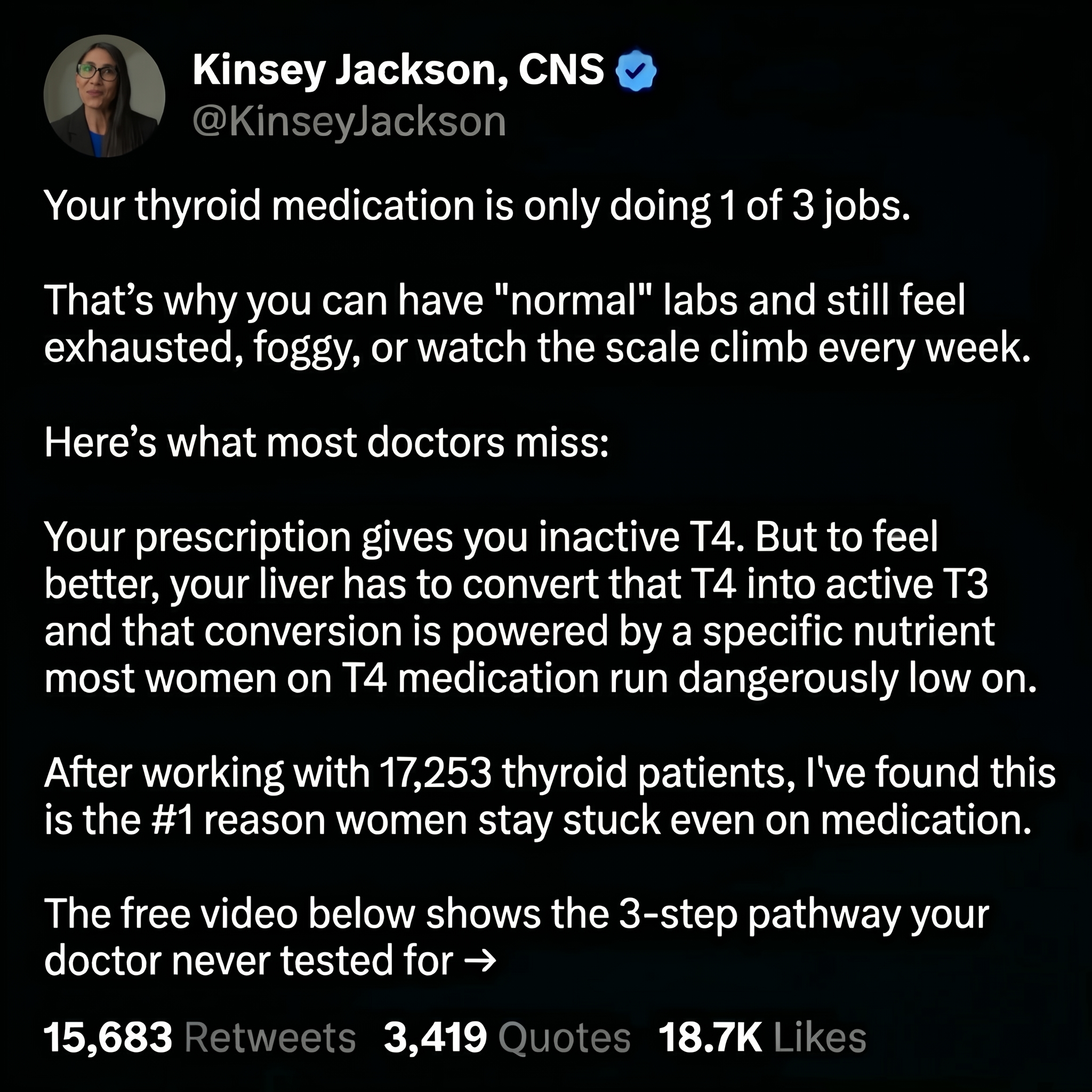 Bright Naturals Facebook ad: Do THIS If You're Tired With Normal Labs