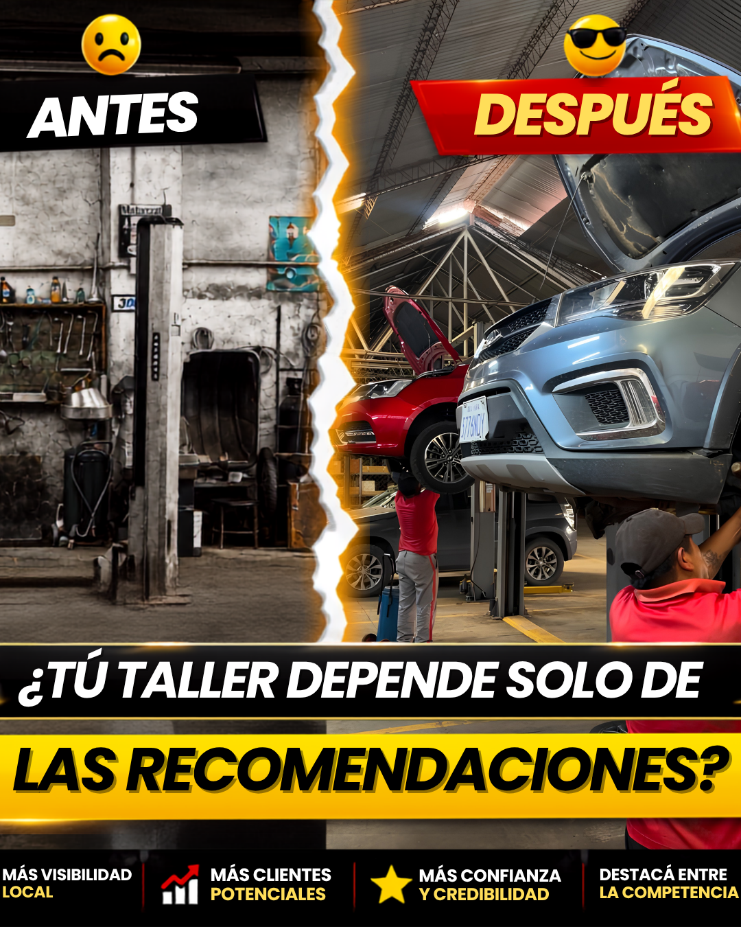 Net Garage Facebook ad: Chatea con nosotros
