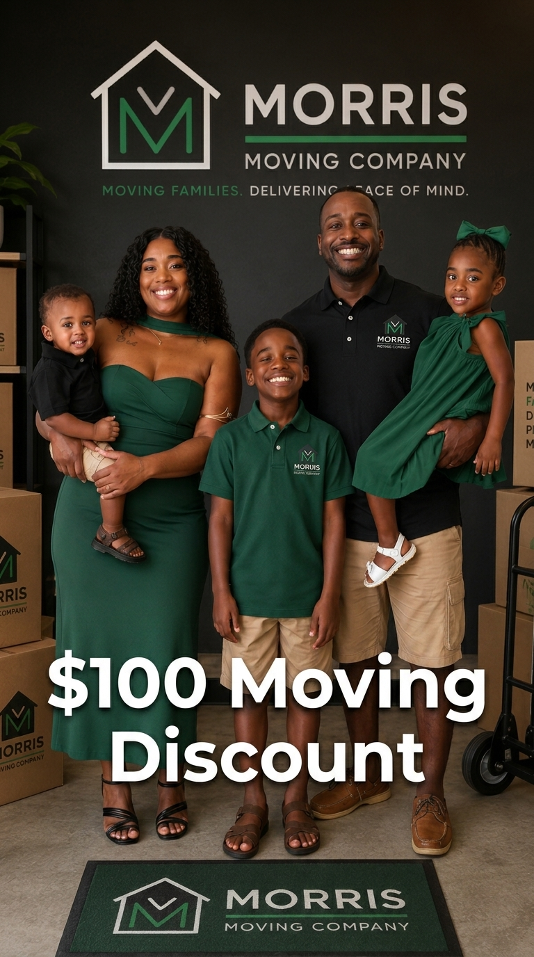 Morris Moving Company Facebook ad from May 13, 2026