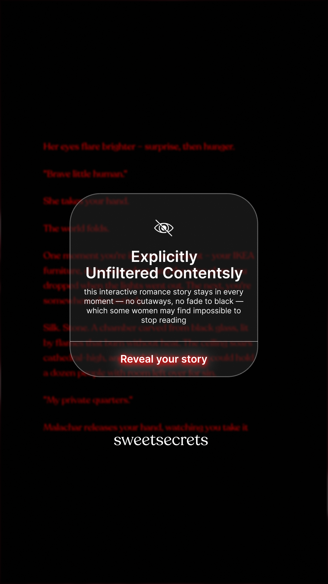 Sweetsecrets Facebook ad