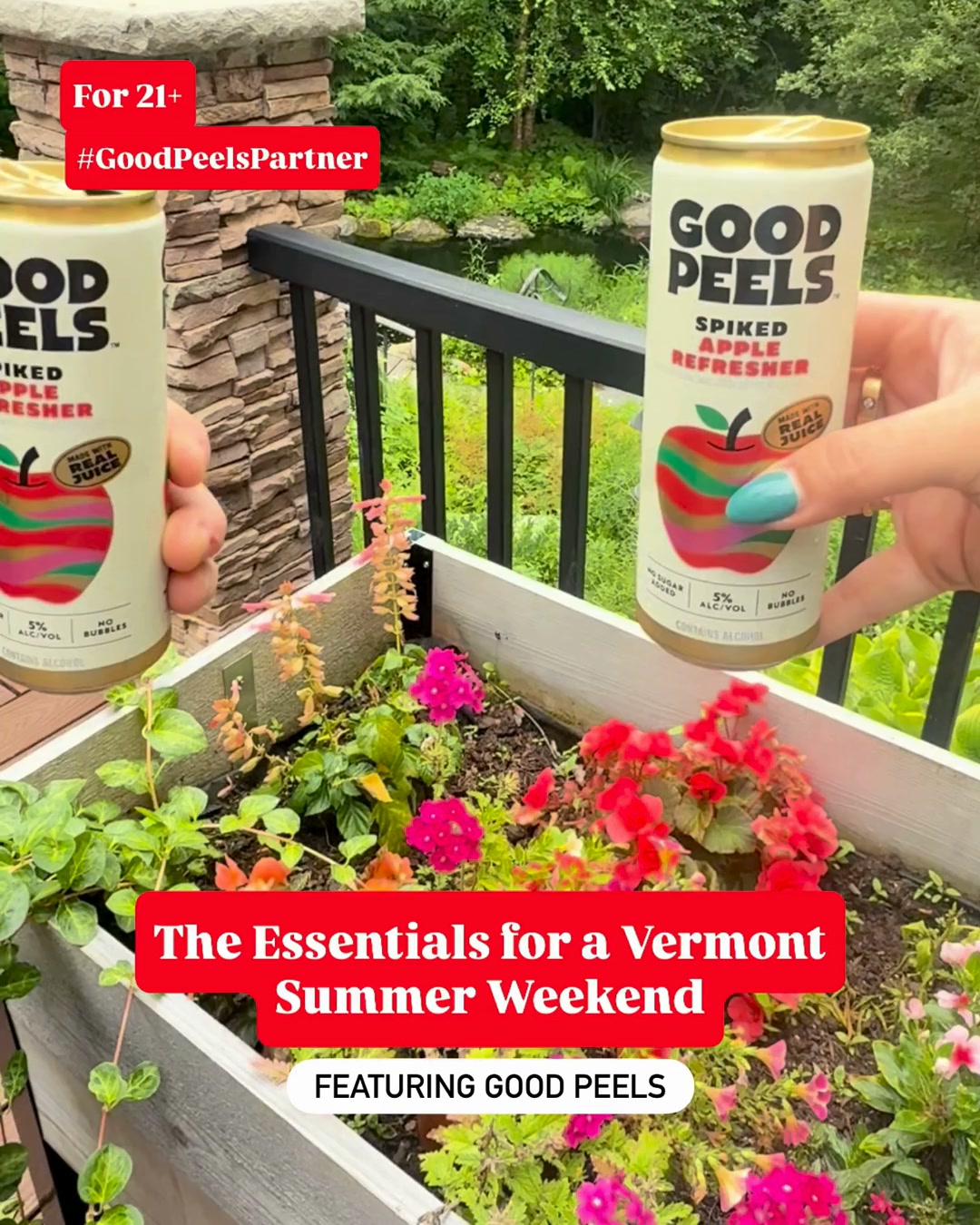Good Peels Facebook ad: Introducing Good Peels