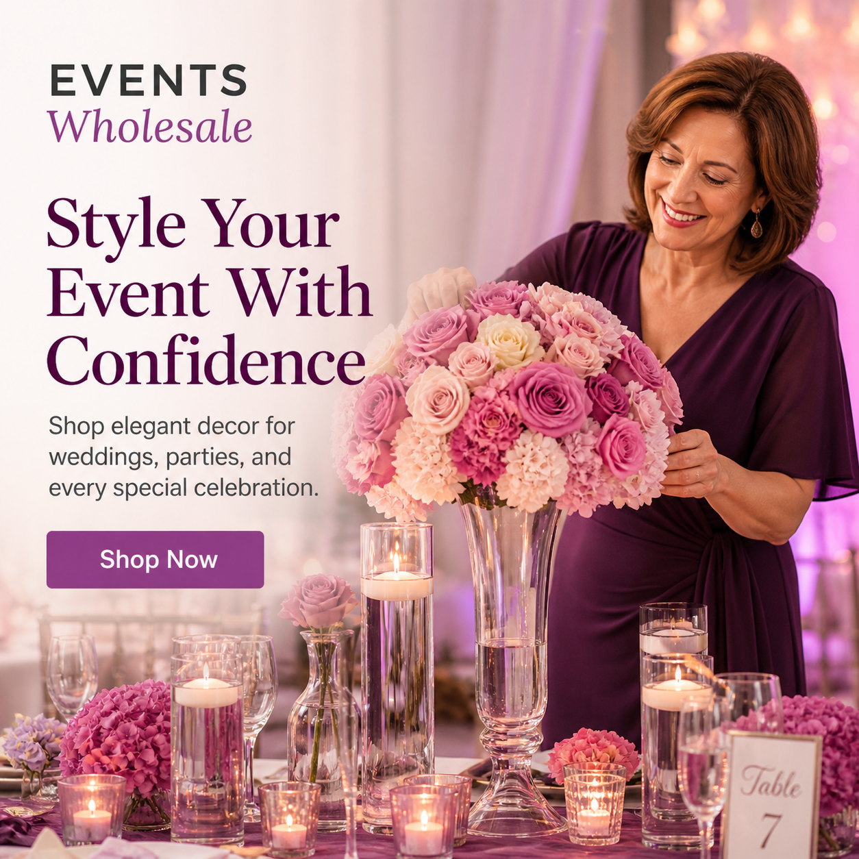 Events Wholesale Facebook ad