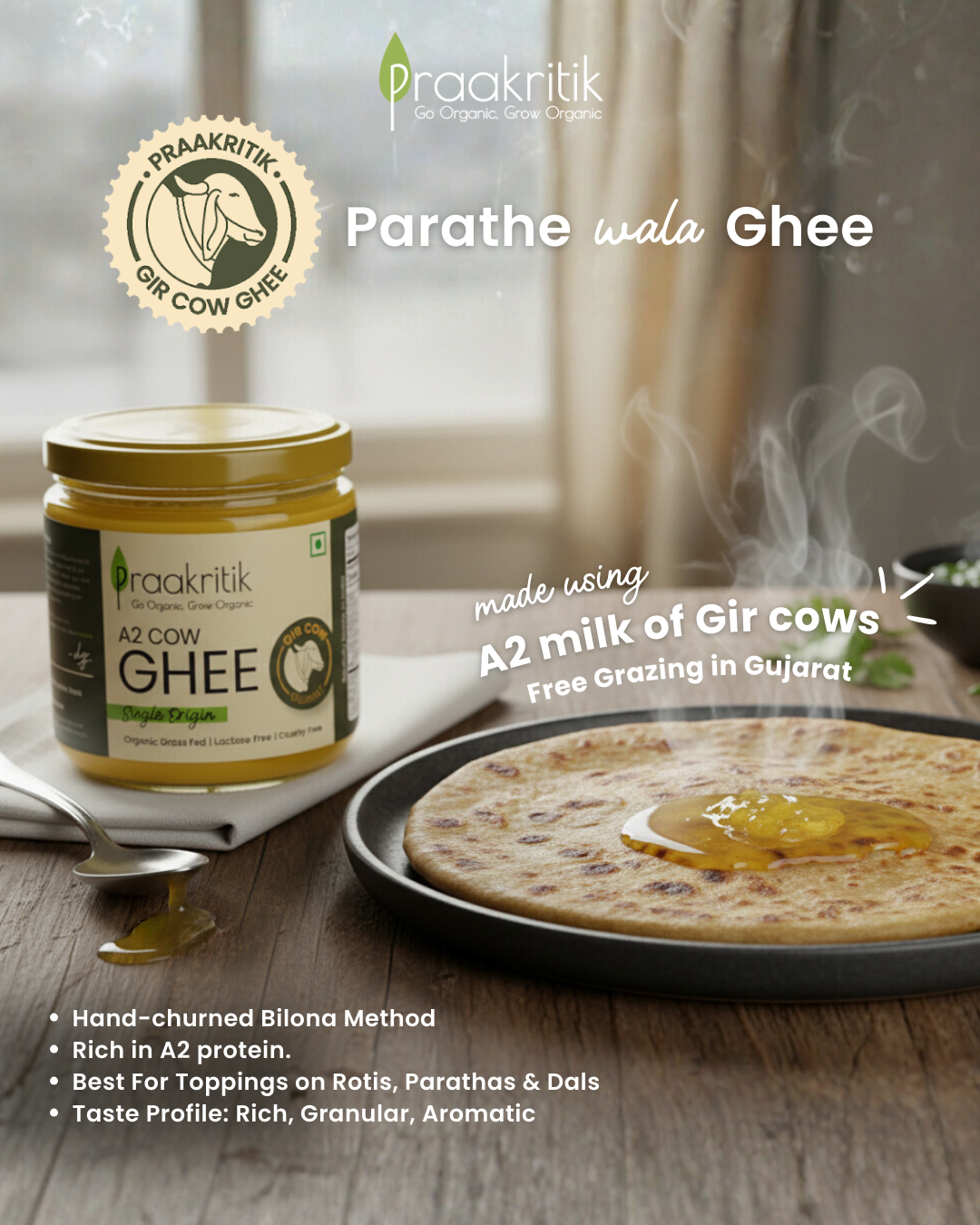 Praakritik Facebook ad: Tired of fake ghee?