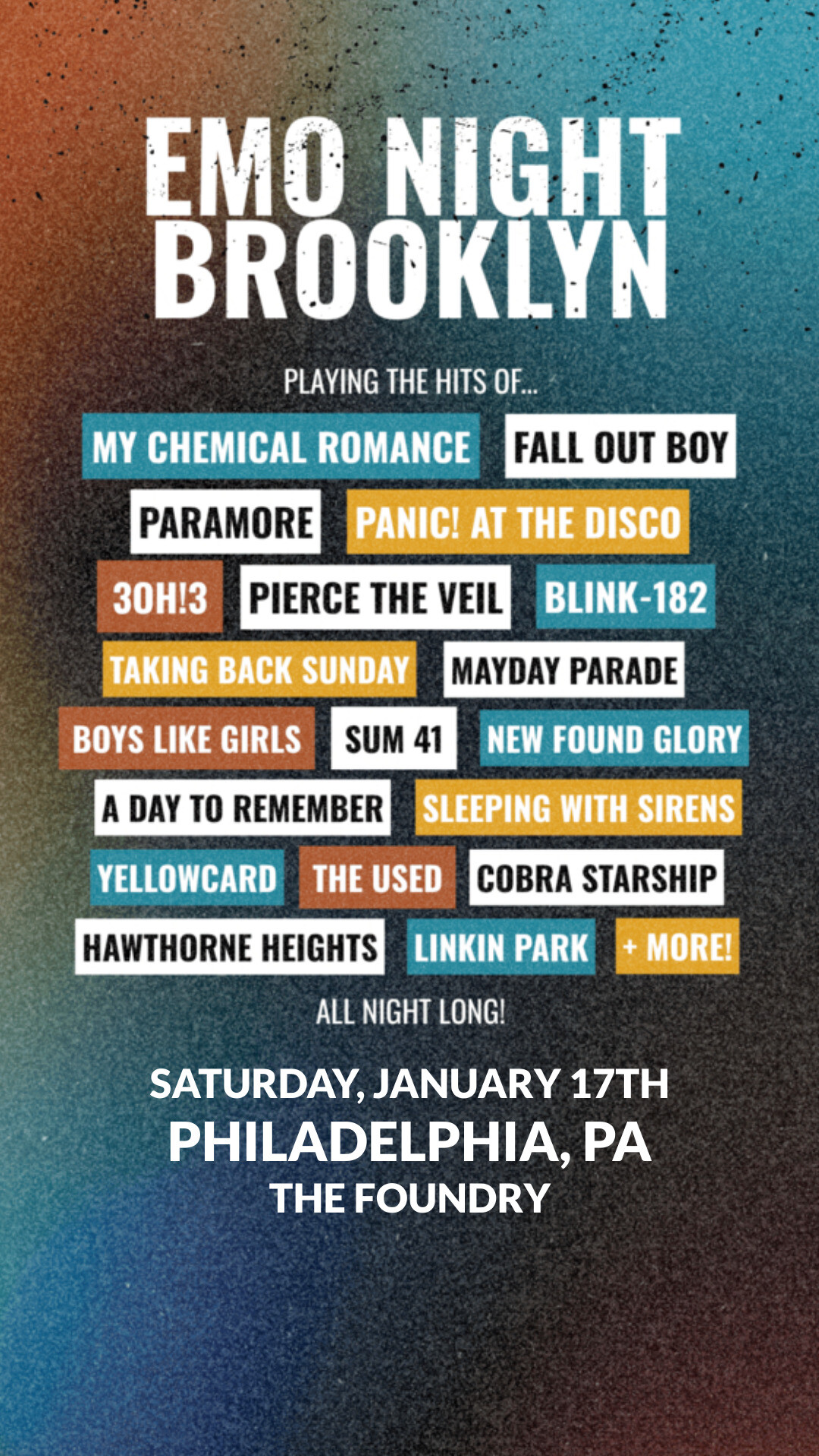 Emo Night Brooklyn Facebook ad
