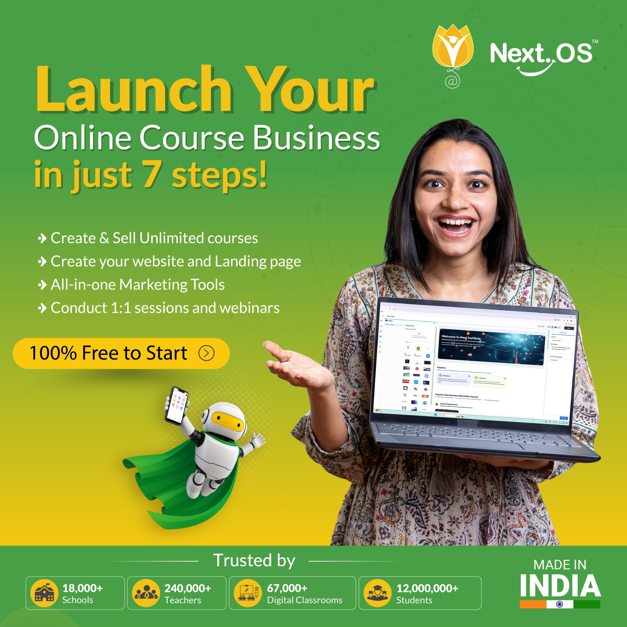 Next Education Facebook ad