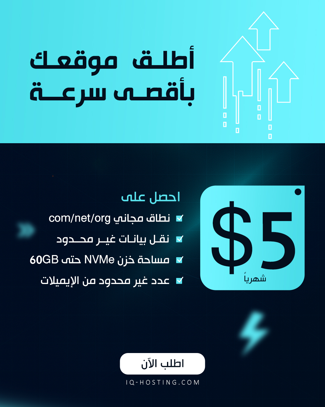 IQ Hosting Facebook ad