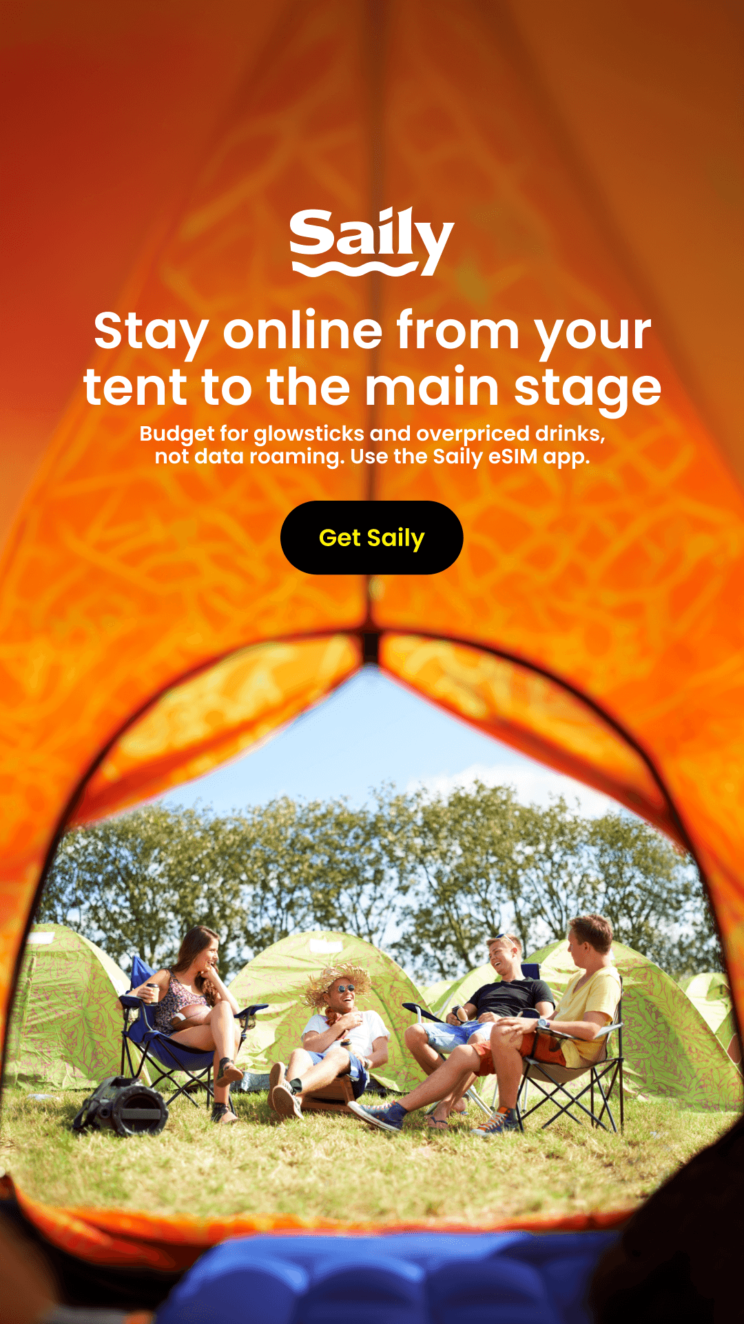 Saily Facebook ad