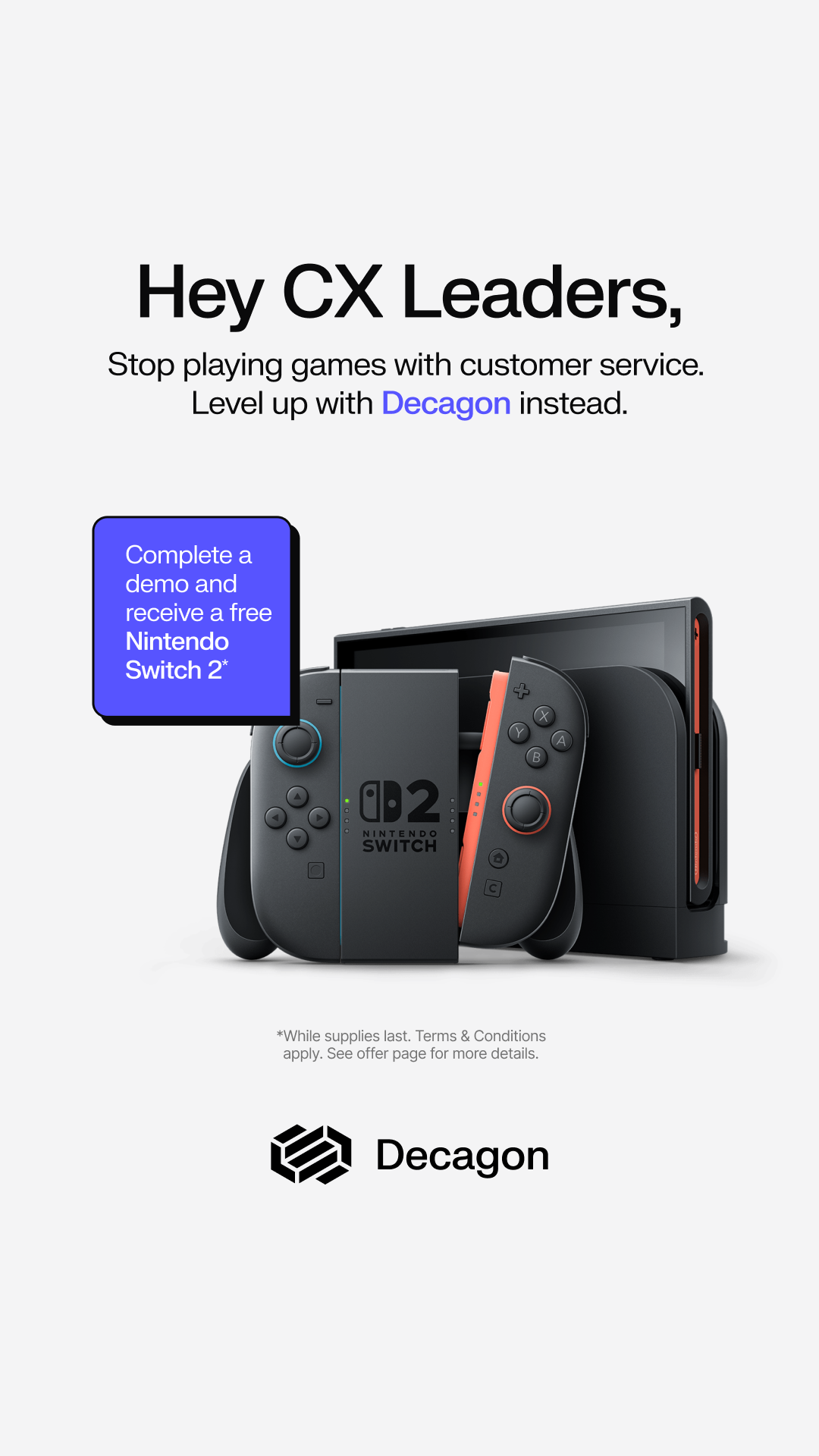 Decagon Facebook ad