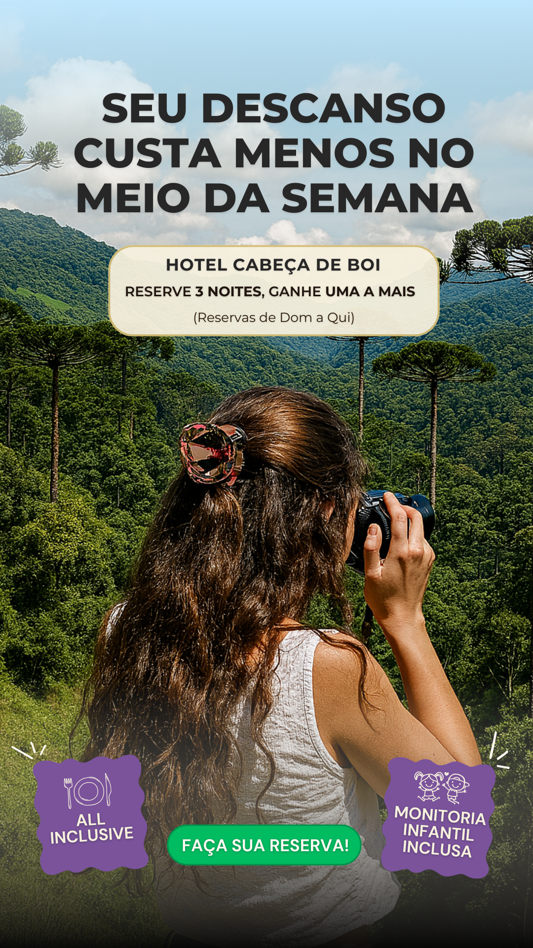 Hotel Cabeça de Boi - Monte Verde Facebook ad from Aug 12, 2025