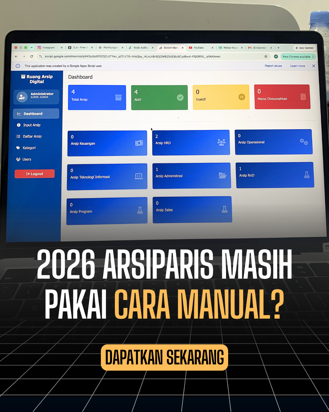 Ruang Arsiparis Facebook ad