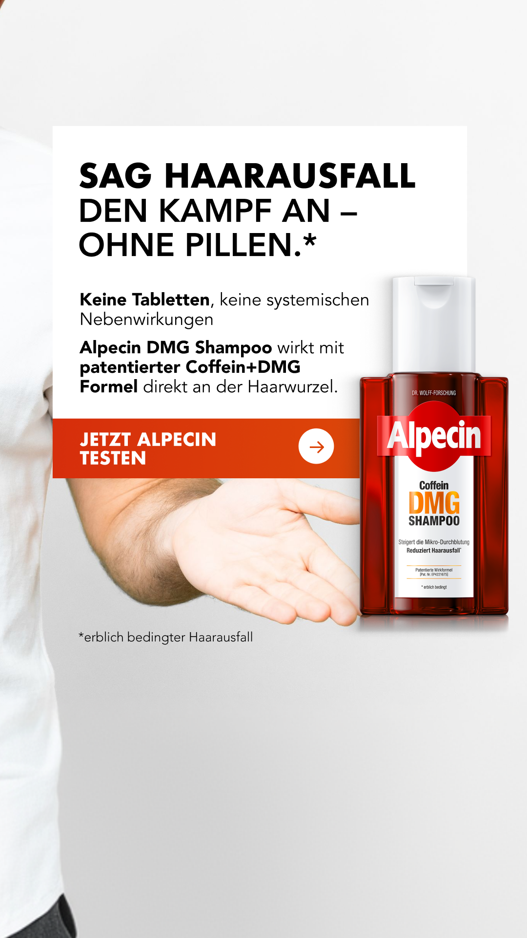 Alpecin Facebook ad