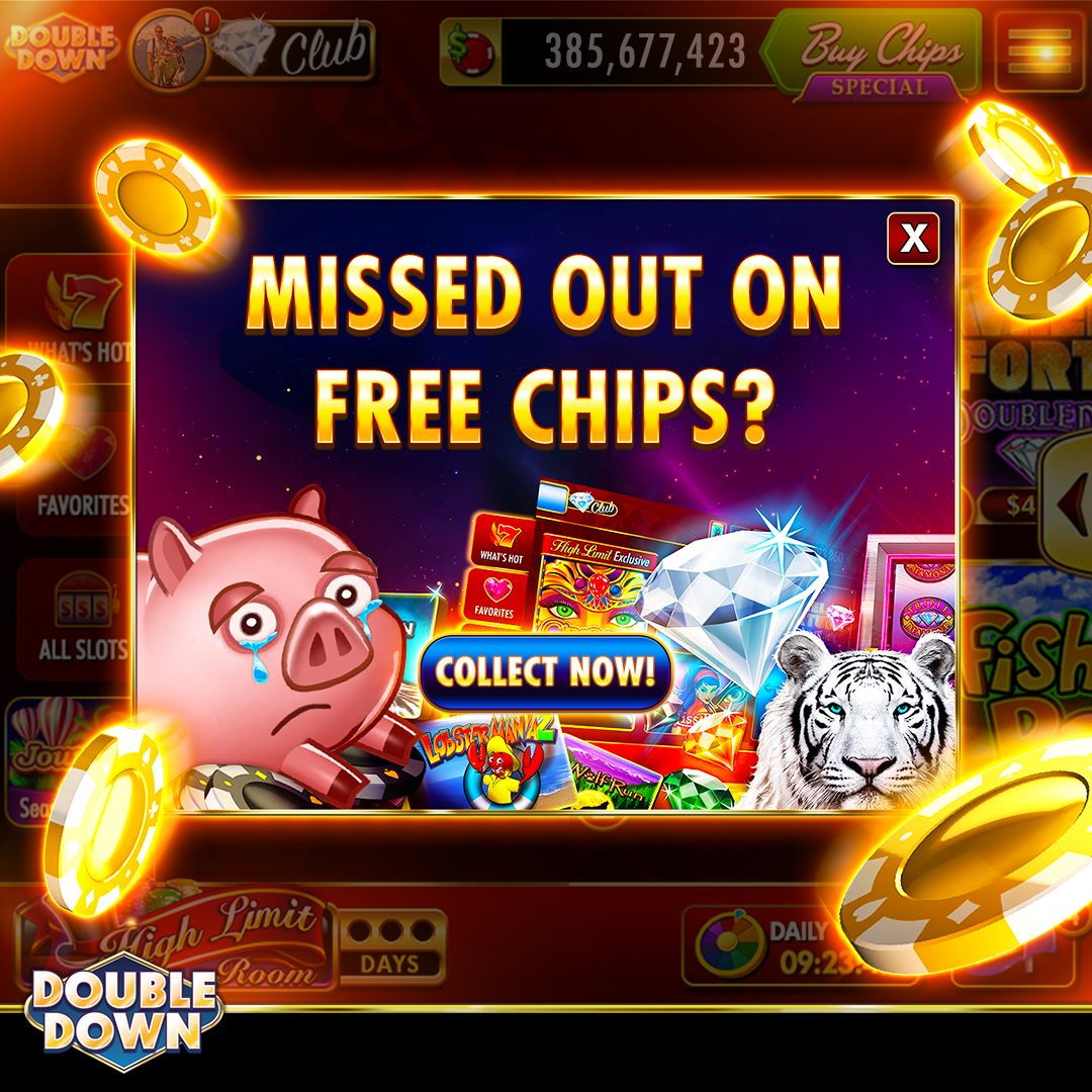 DoubleDown Casino - Free Slots Facebook ad