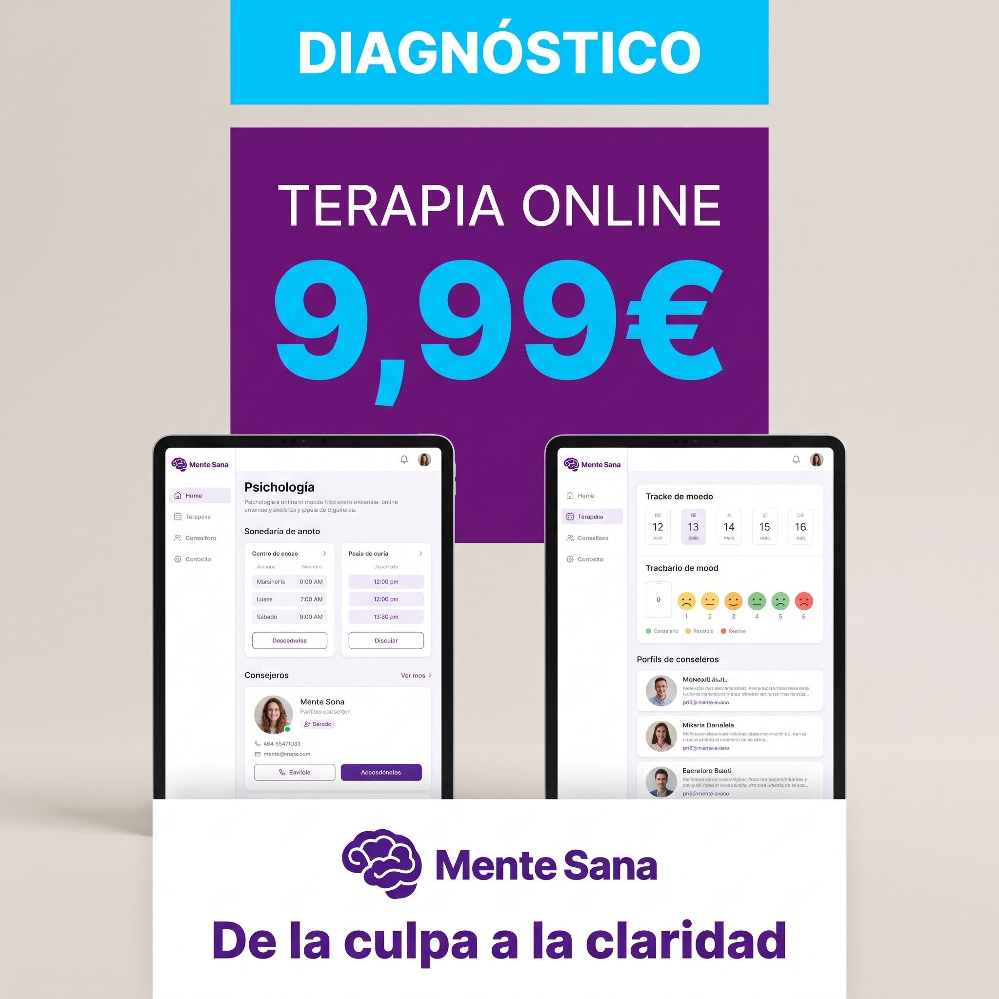 Mente sana Online ES Facebook ad