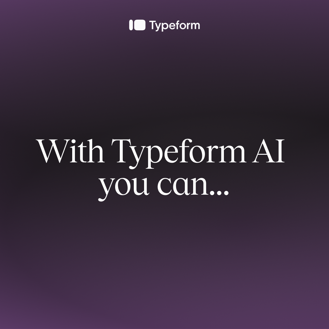 Typeform Facebook ad