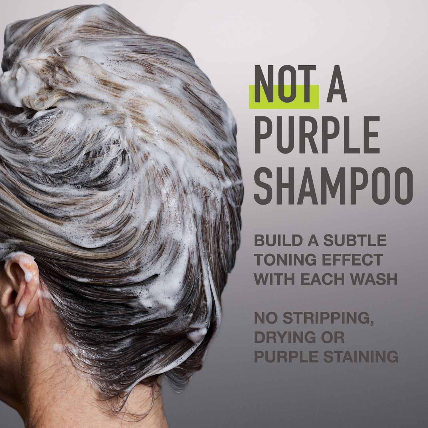 Silverist Facebook ad: It's Not Another Purple Shampoo.