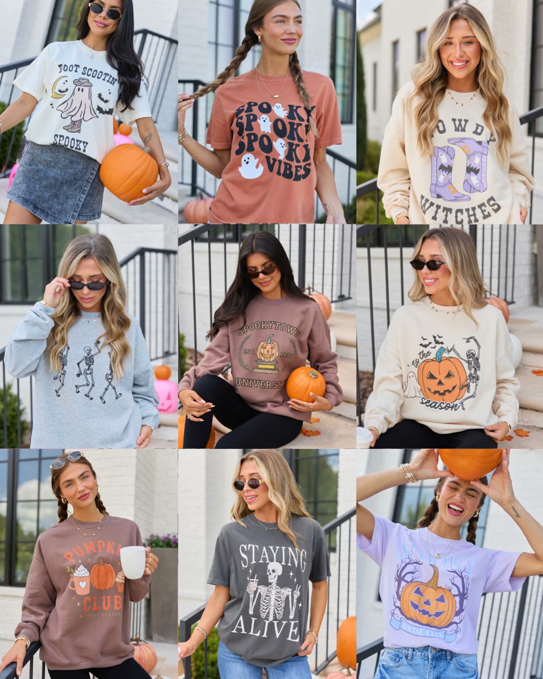 Pink Lily Facebook ad: Halloween Tees & Sweatshirts