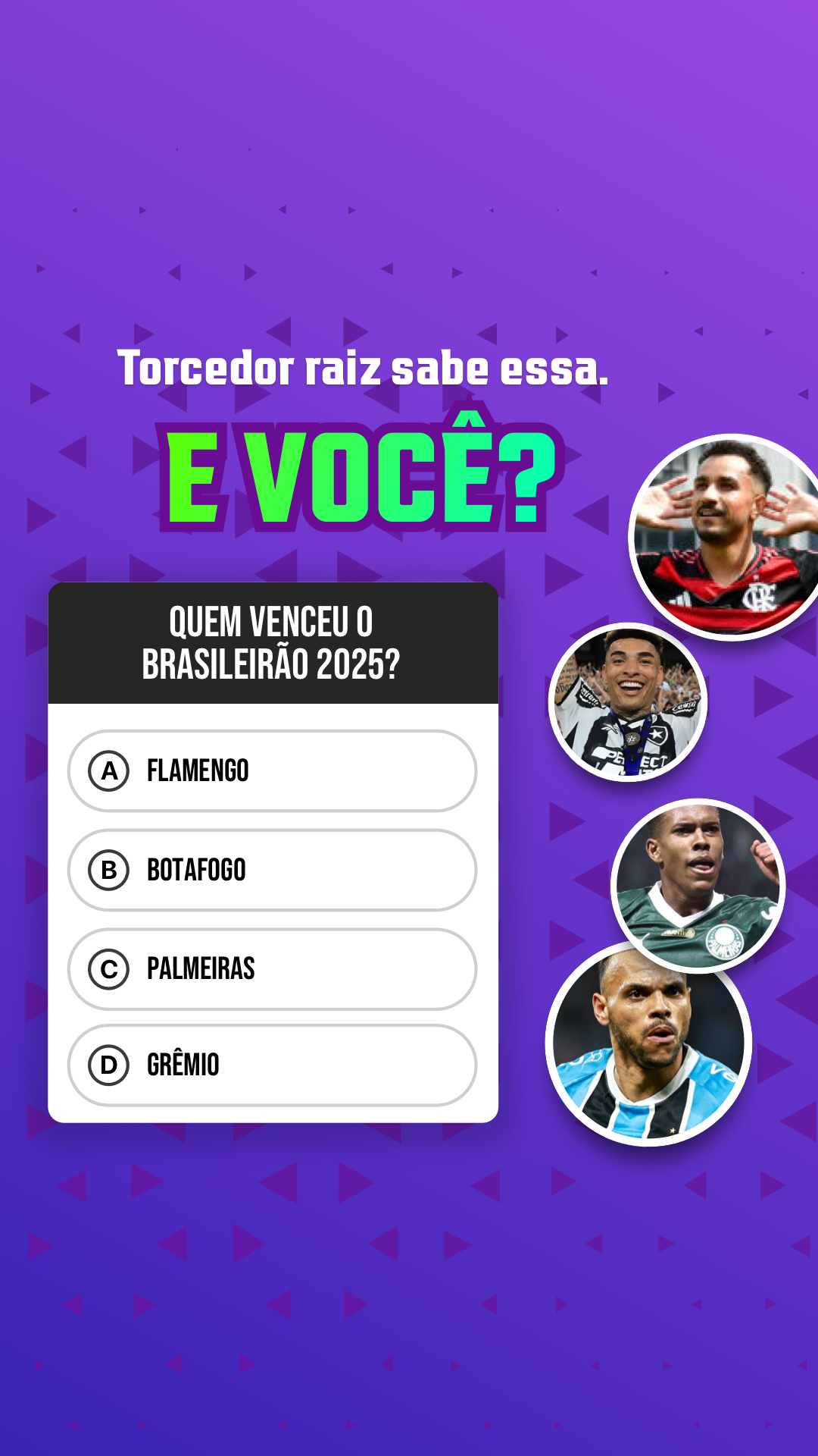 Guru do Futebol Quiz Facebook ad from Apr 15, 2026