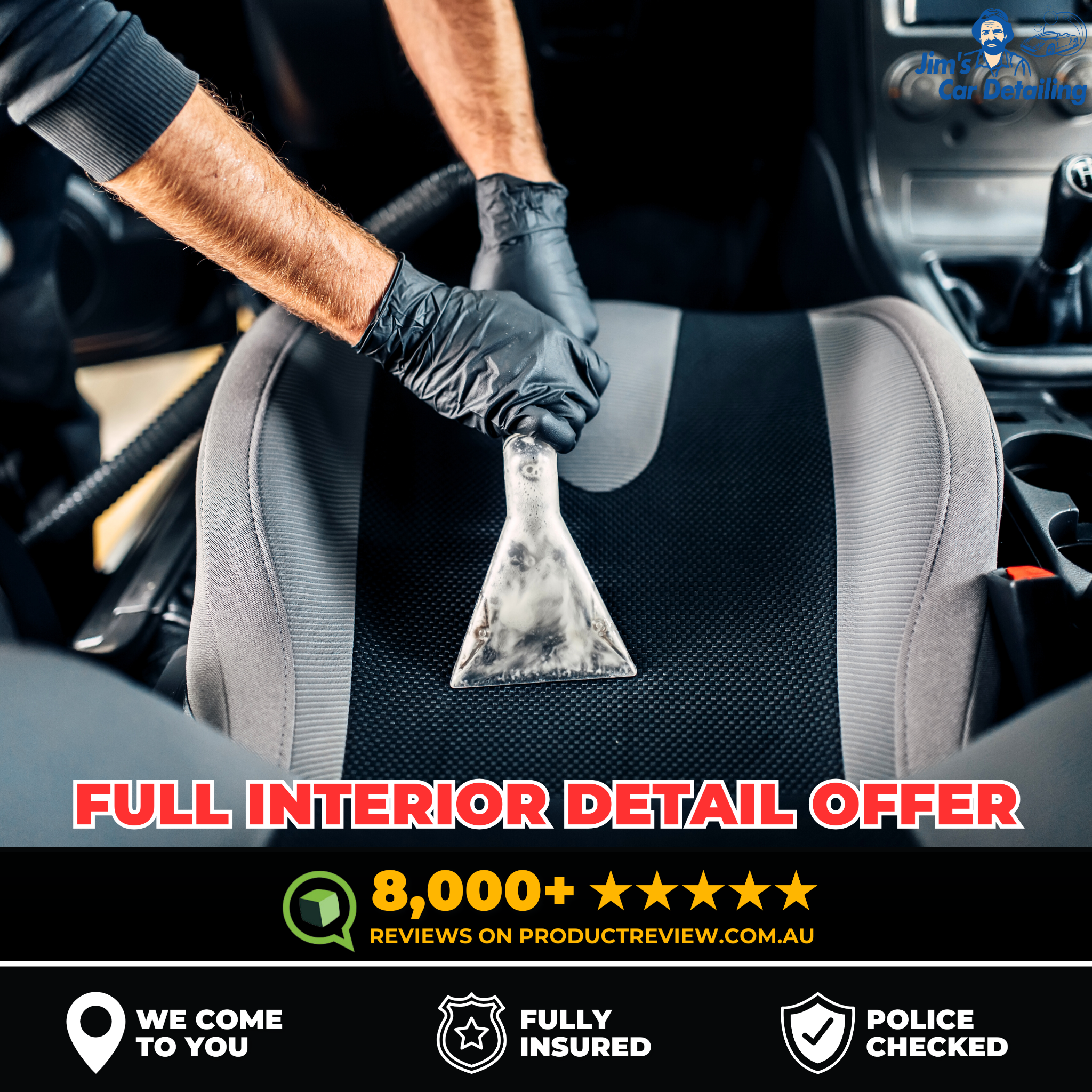 Jim's Car Detailing Facebook ad