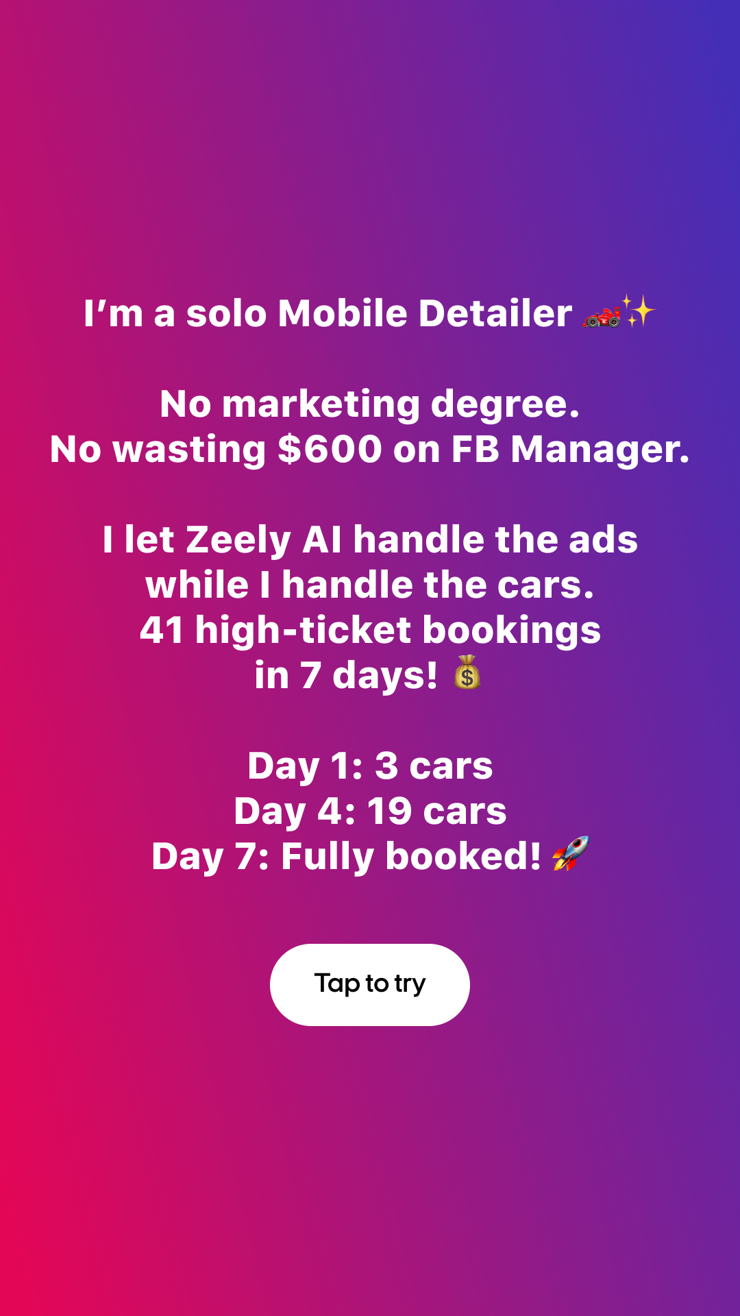 Zeely: Grow Sales with AI Facebook ad