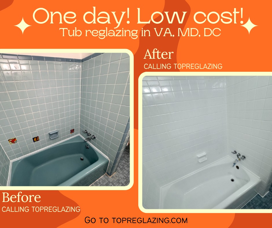 TopReglazing Facebook ad: Top Reglazing | Tub, Tile, Sink, Countertop & Floor…