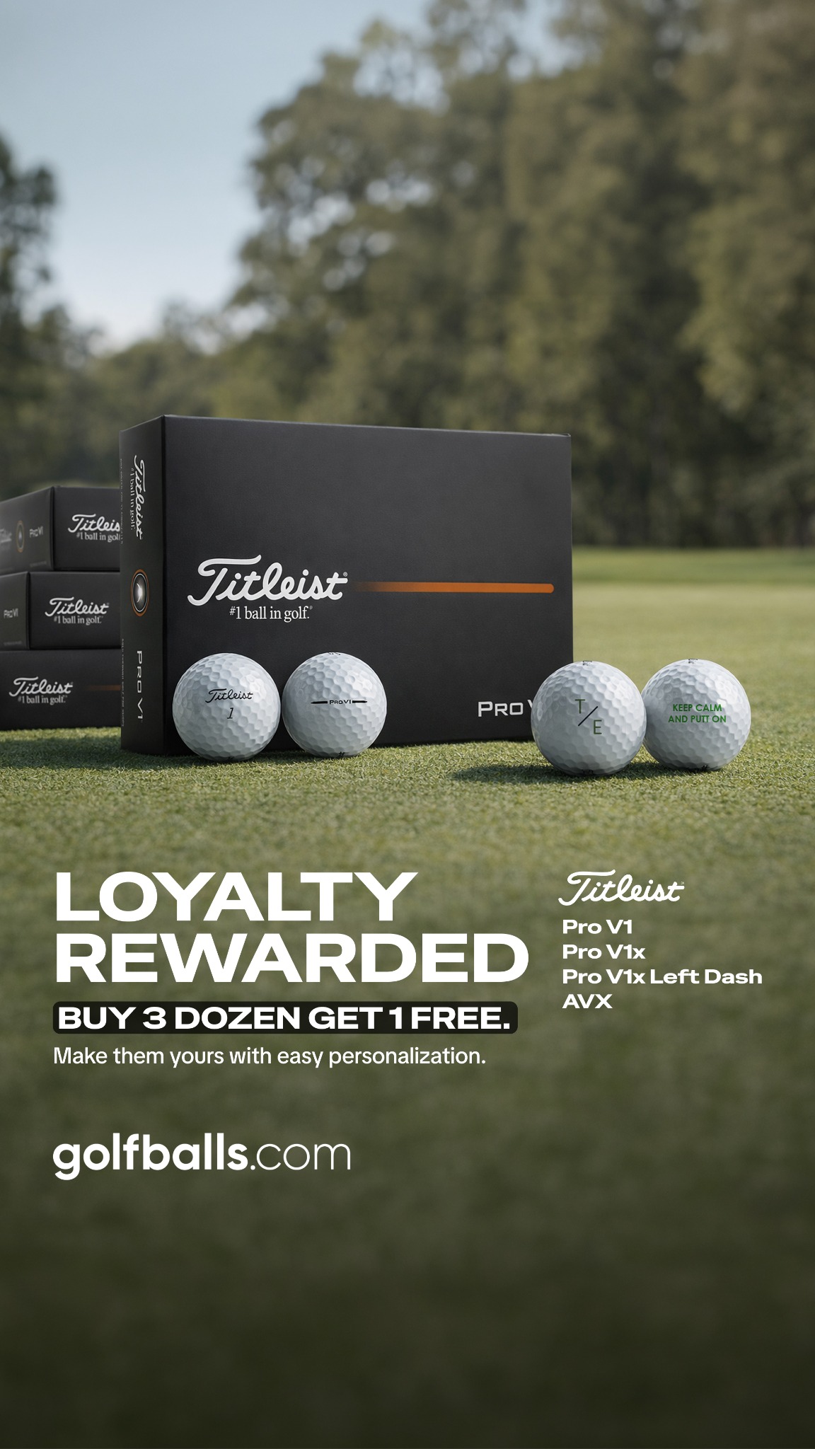 Golfballs.com Facebook ad