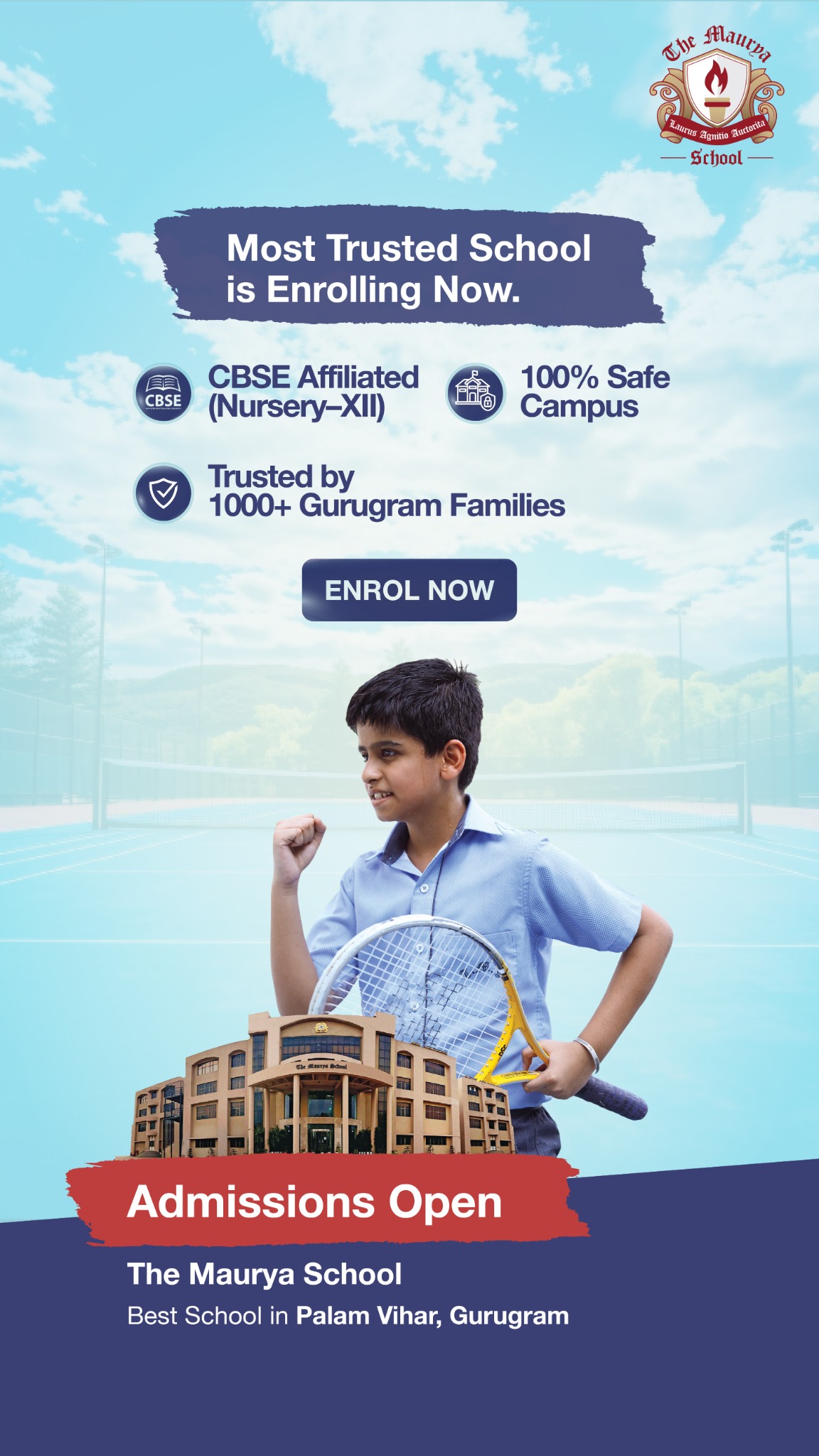 The Maurya School Facebook ad
