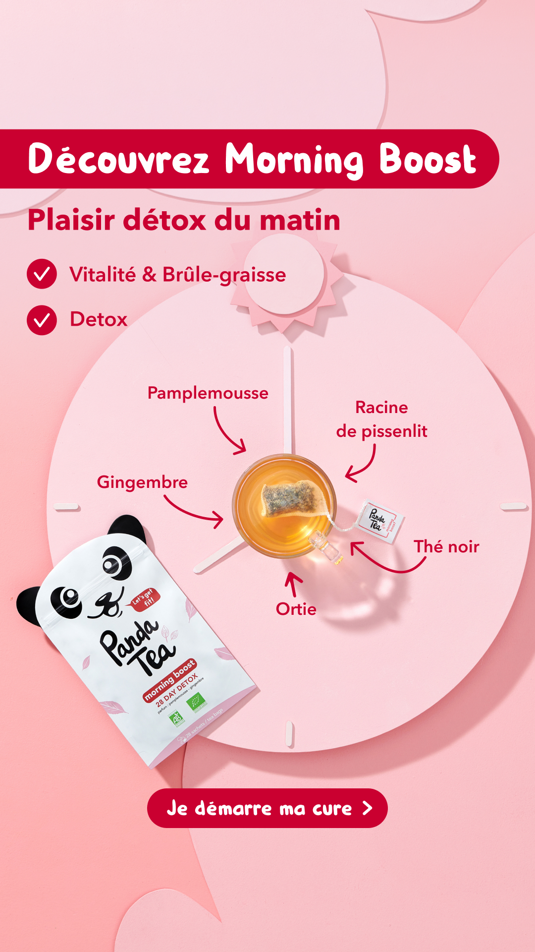 Panda Tea Facebook ad