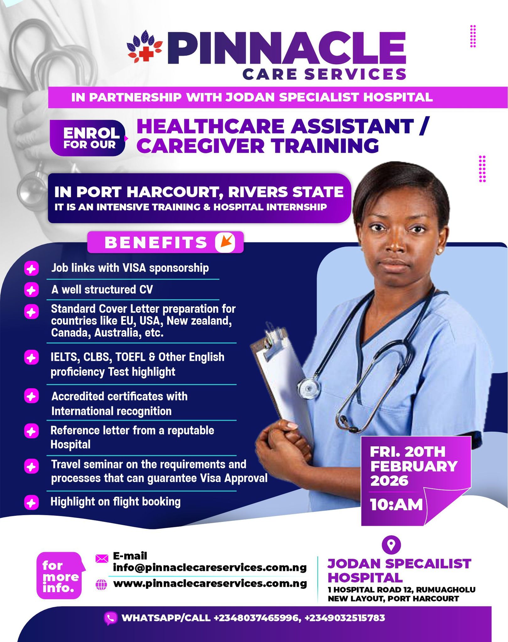 Pinnacle Care Services Facebook ad