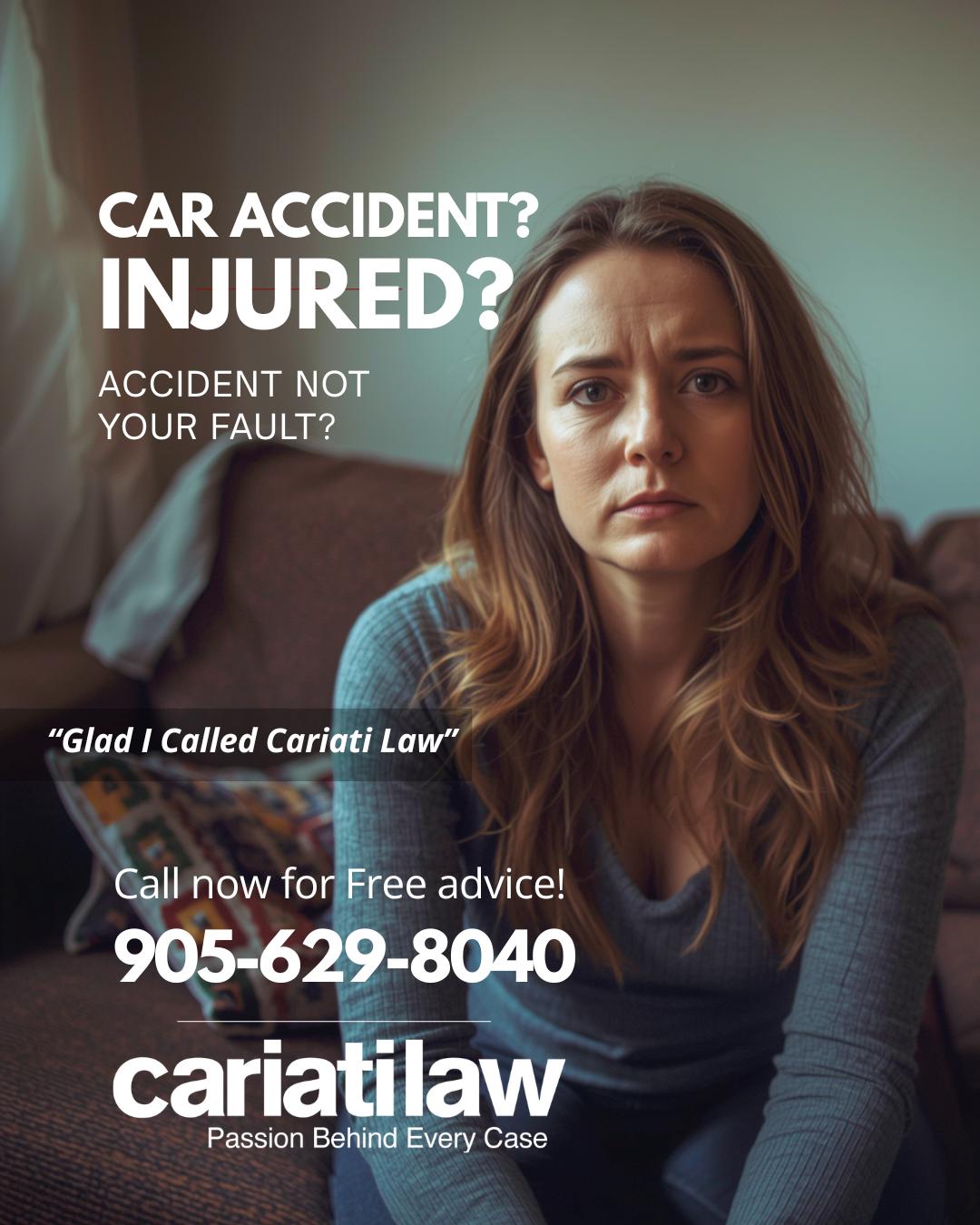 Cariati Law Facebook ad from May 14, 2026