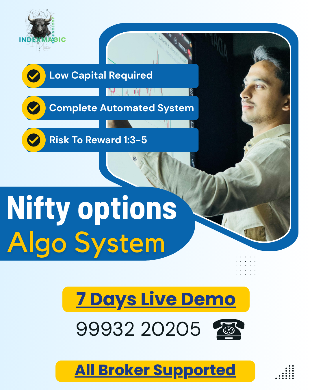 Index Magic Facebook ad: Chat with us