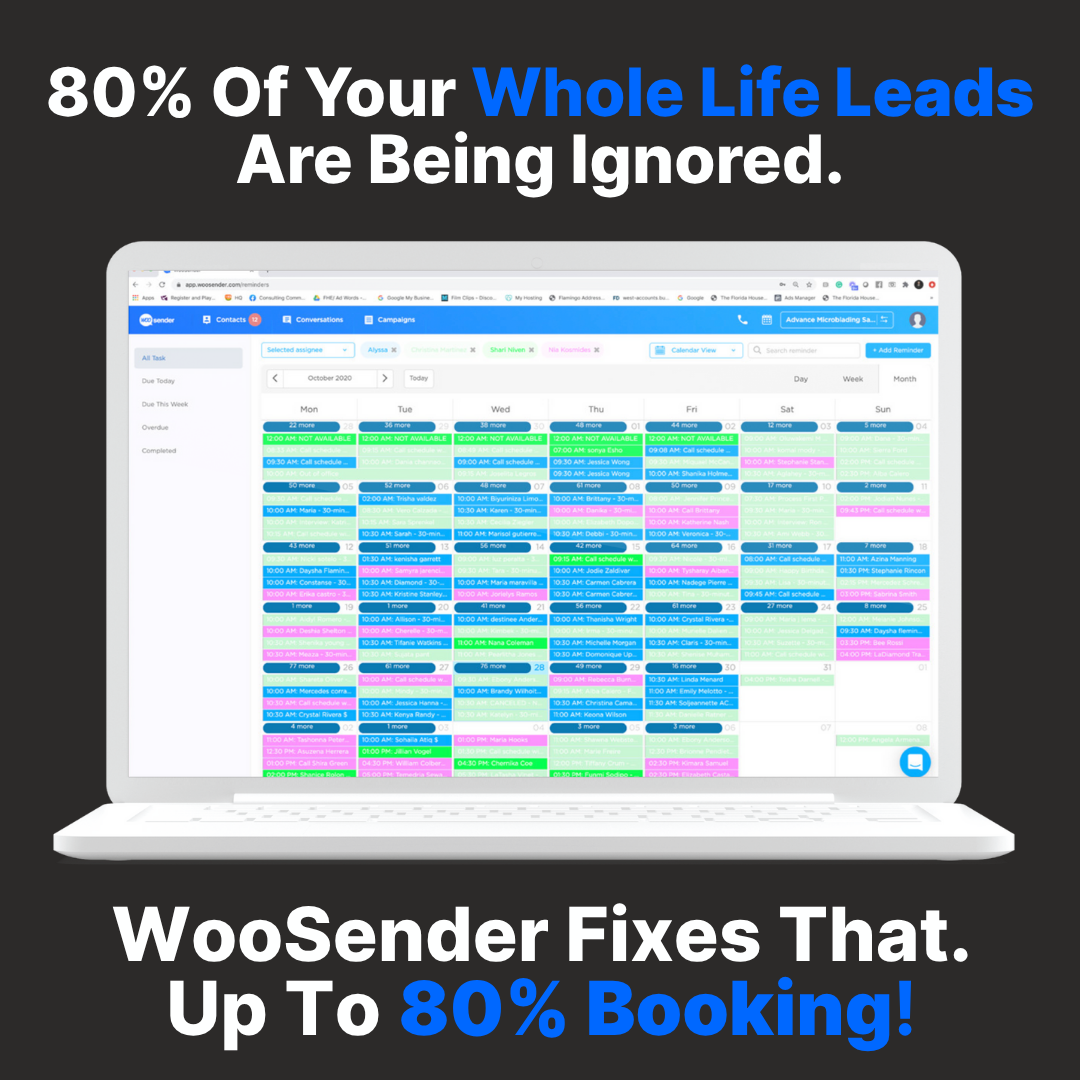 WooSender AI Facebook ad