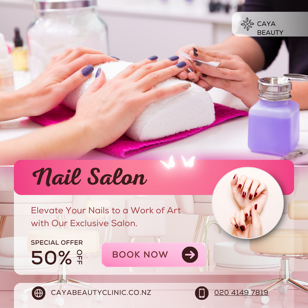 Panmure Massage Facebook ad: 50% Off Nail Services, Limited Time Only!