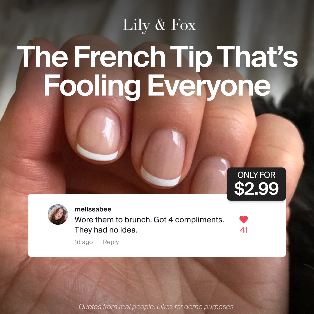 Lily and Fox Facebook ad