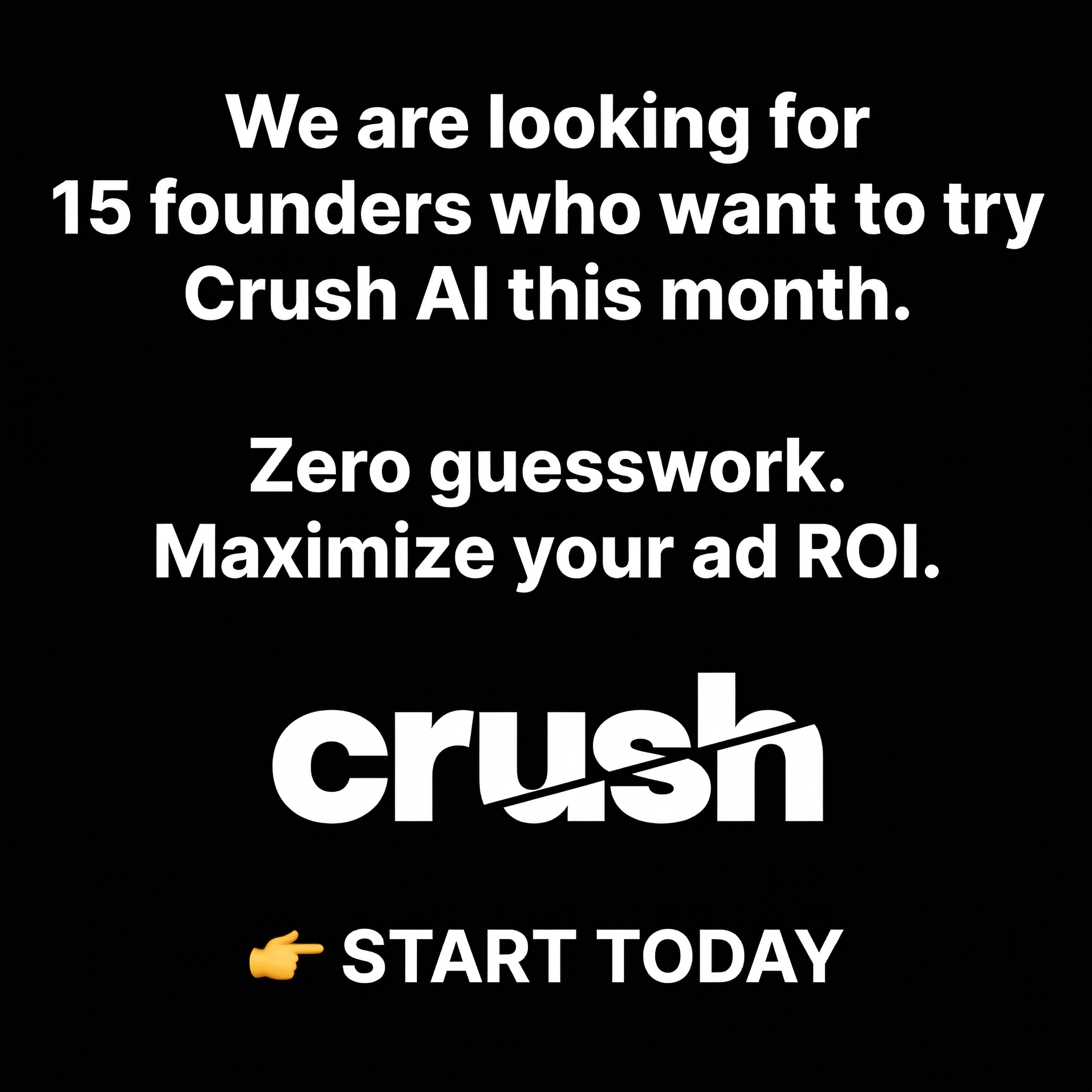 trycrush.ai Facebook ad