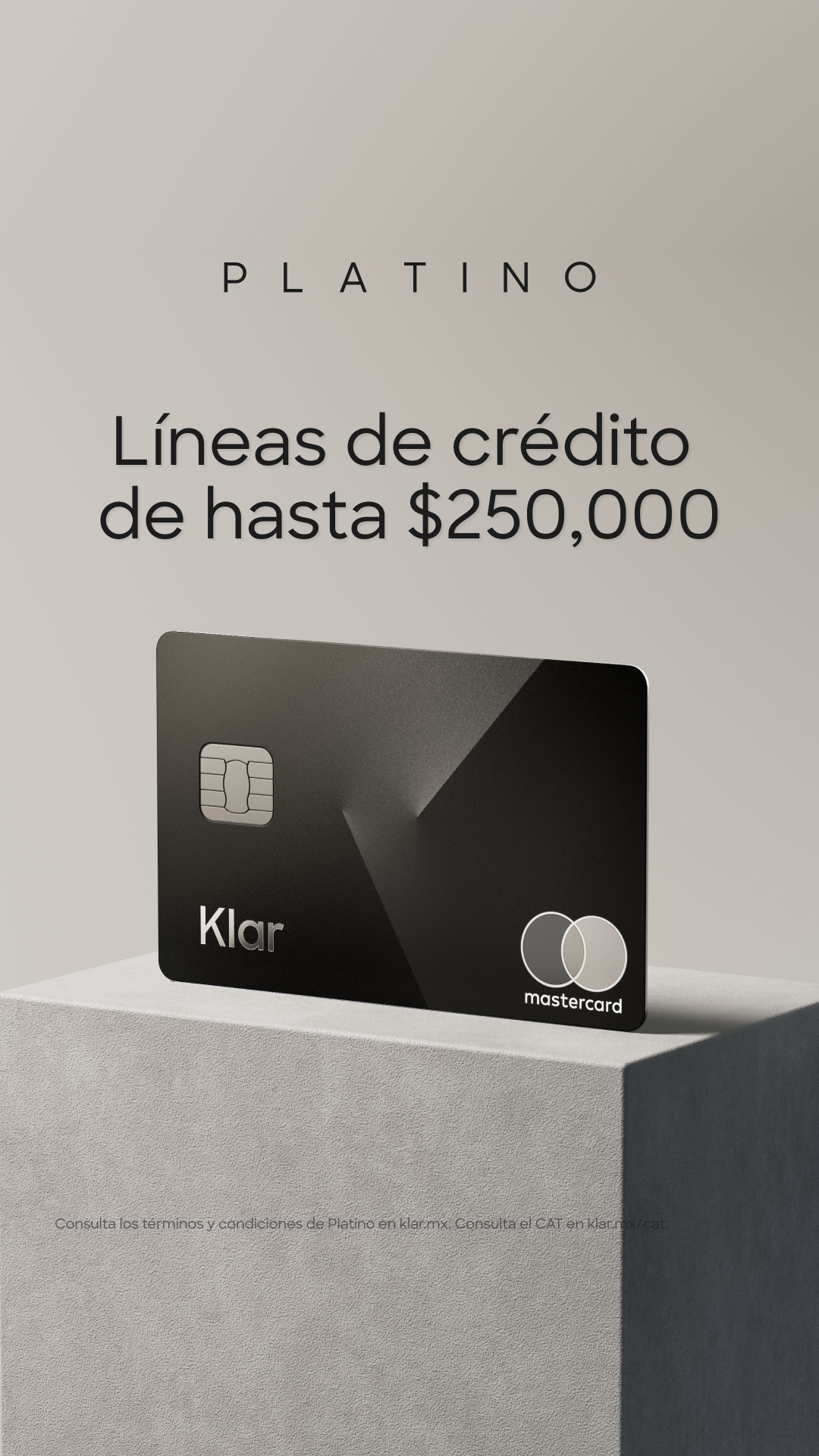 Klar Platino Facebook ad