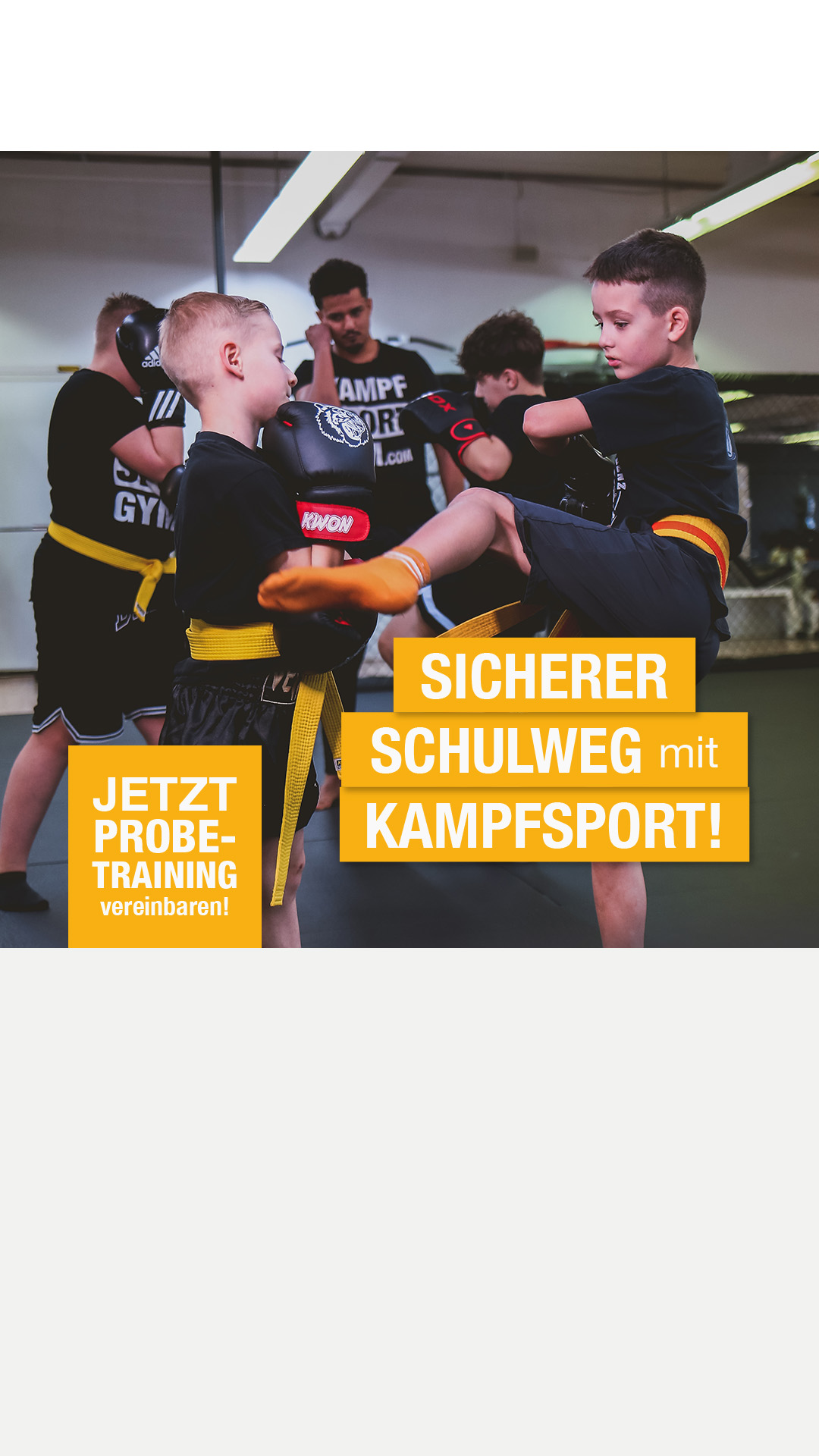 Kampfsportgym Facebook ad